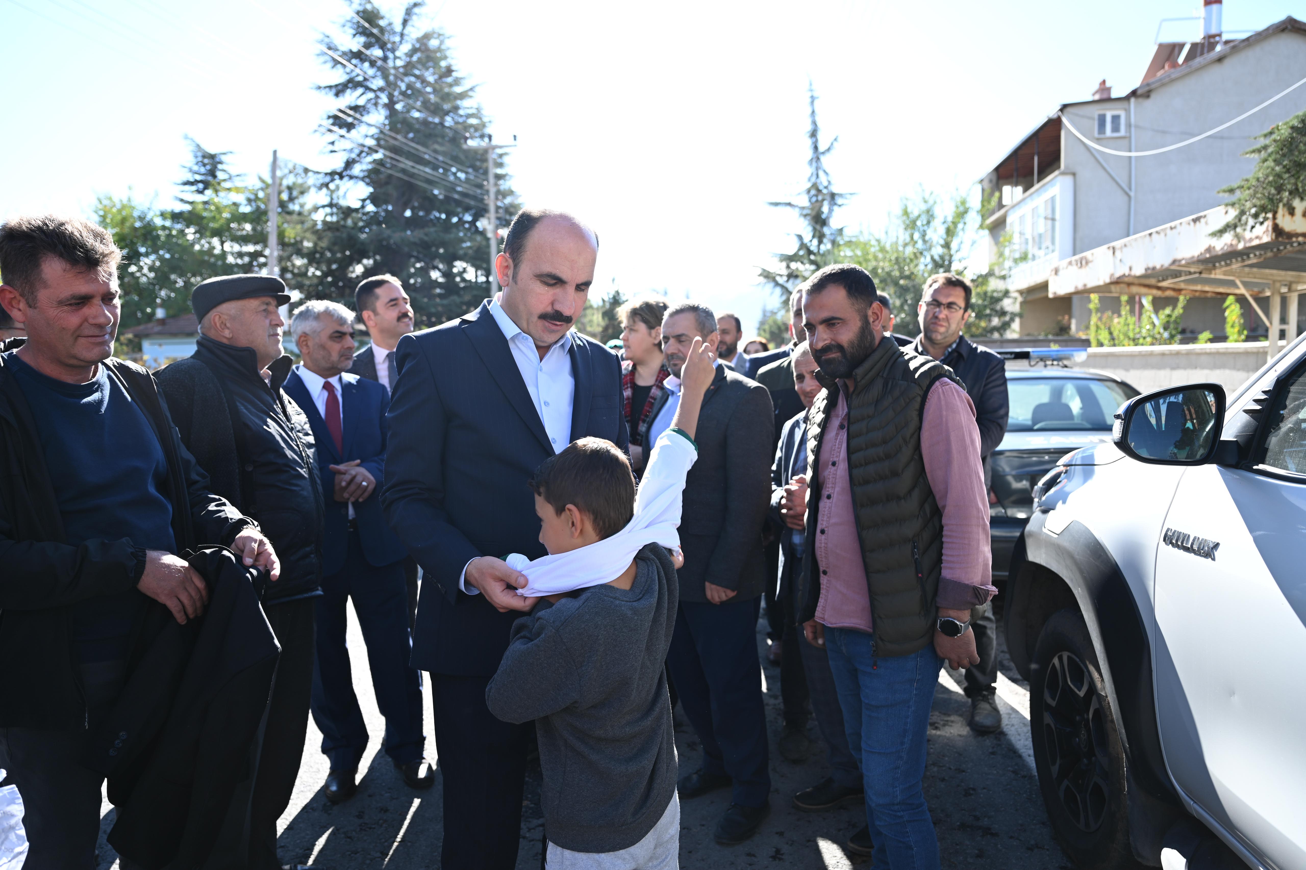 BAŞKAN ALTAY LADİK’TE YATIRIMLARI İNCELEDİ, VATANDAŞLARLA BULUŞTU