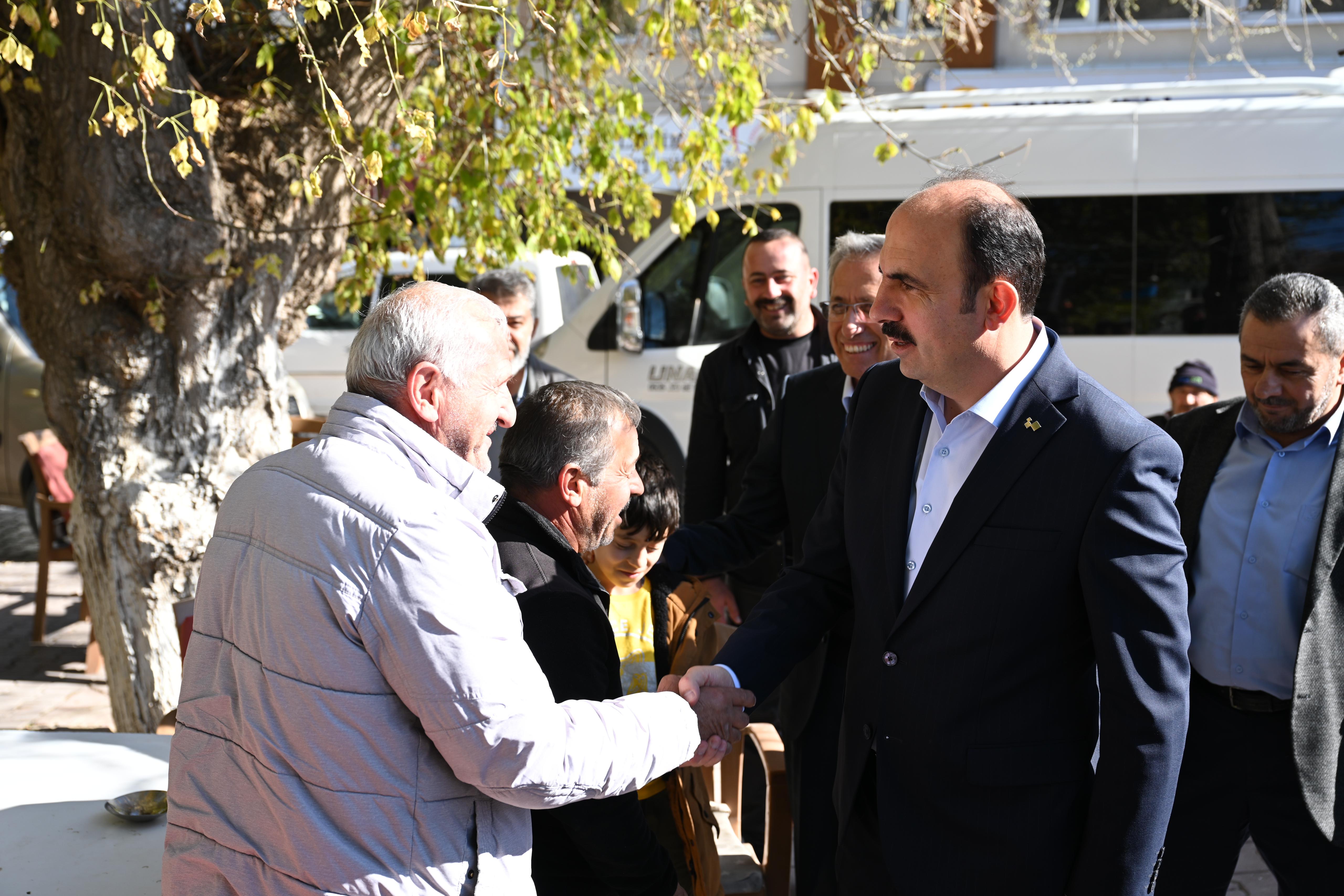 BAŞKAN ALTAY LADİK’TE YATIRIMLARI İNCELEDİ, VATANDAŞLARLA BULUŞTU