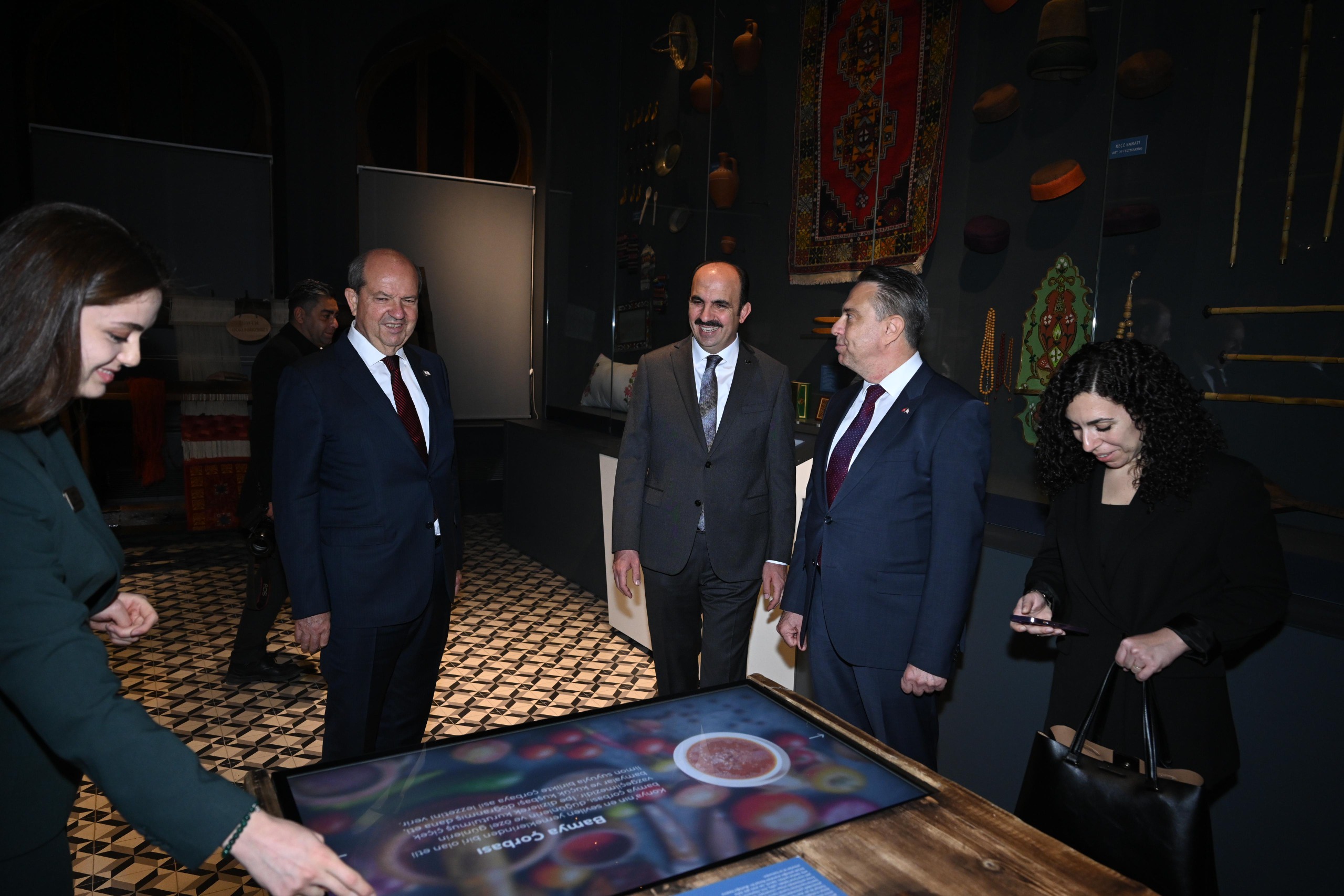 KKTC CUMHURBAŞKANI TATAR, BAŞKAN ALTAY’I ZİYARET ETTİ