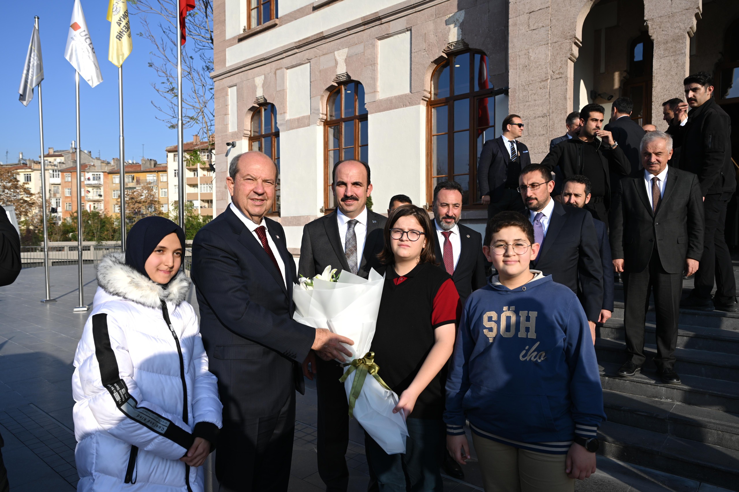 KKTC CUMHURBAŞKANI TATAR, BAŞKAN ALTAY’I ZİYARET ETTİ