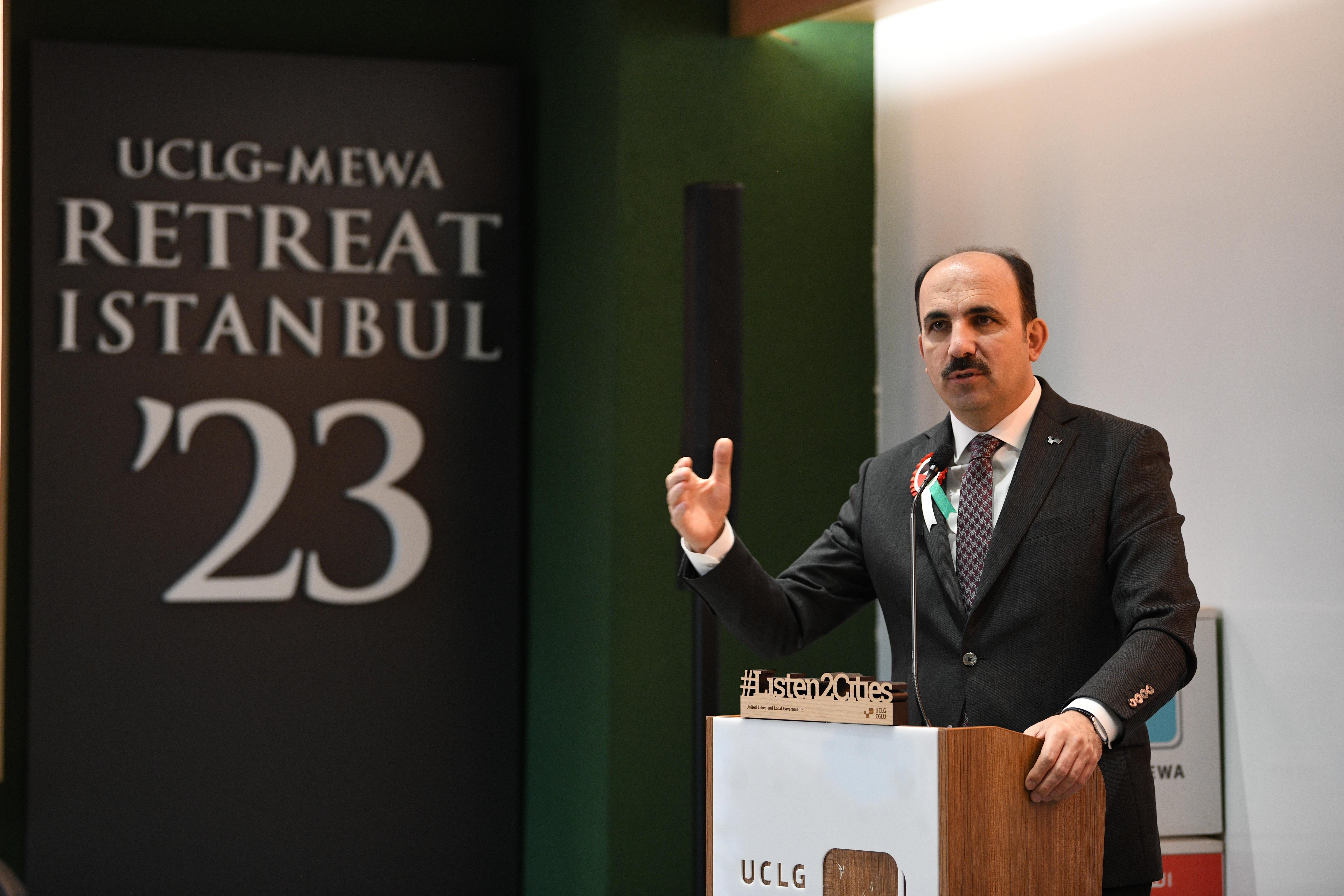 UCLG BAŞKANI ALTAY: “FİLİSTİN’DE YAŞANAN SOYKIRIM İNSANLIK TARİHİNİN KARA SAYFALARINDA YERİNİ ALMIŞTIR”