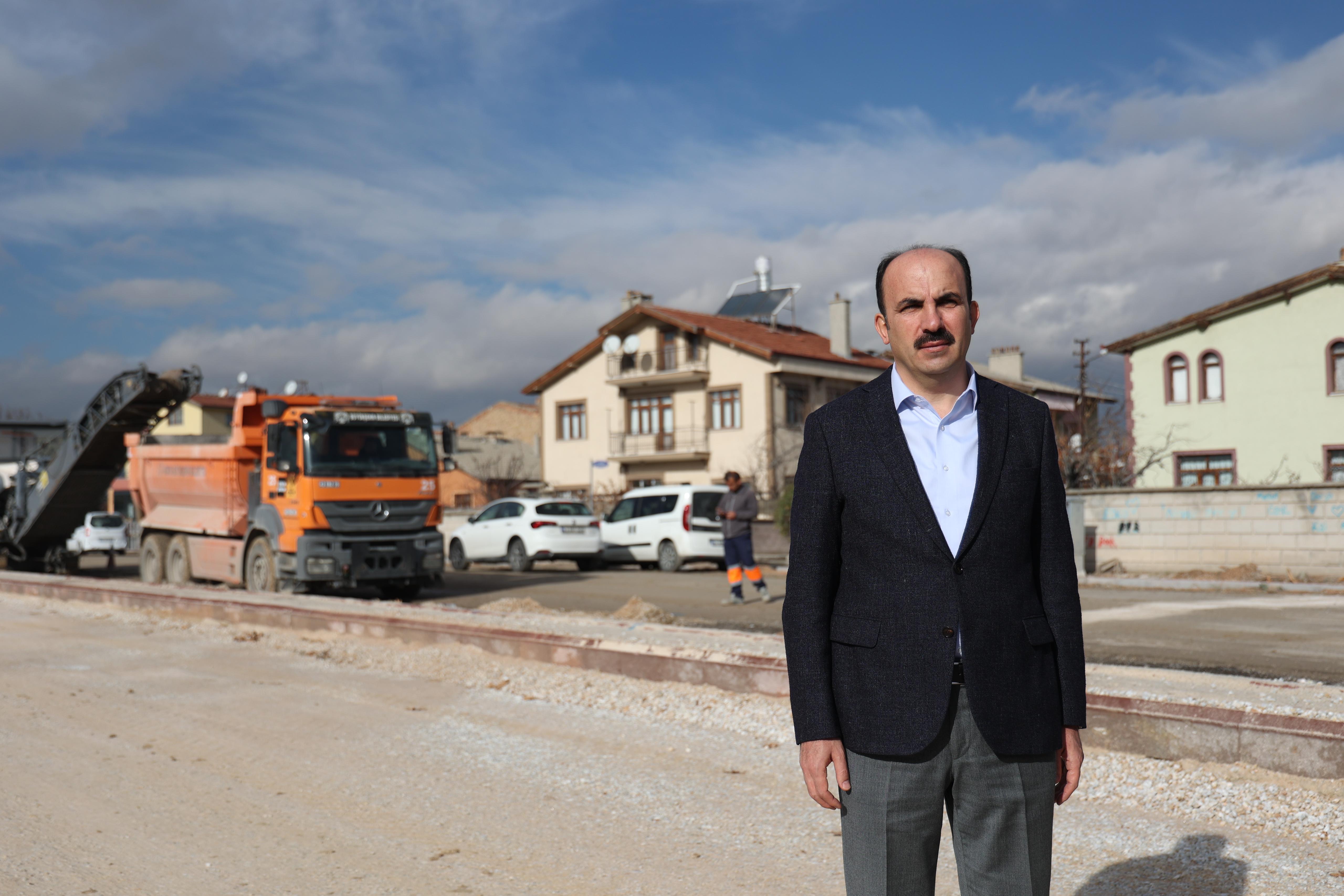 BAŞKAN ALTAY VE BAŞKAN KAVUŞ NECMETTİN ERBAKAN CADDESİ’Nİ İNCELEDİ