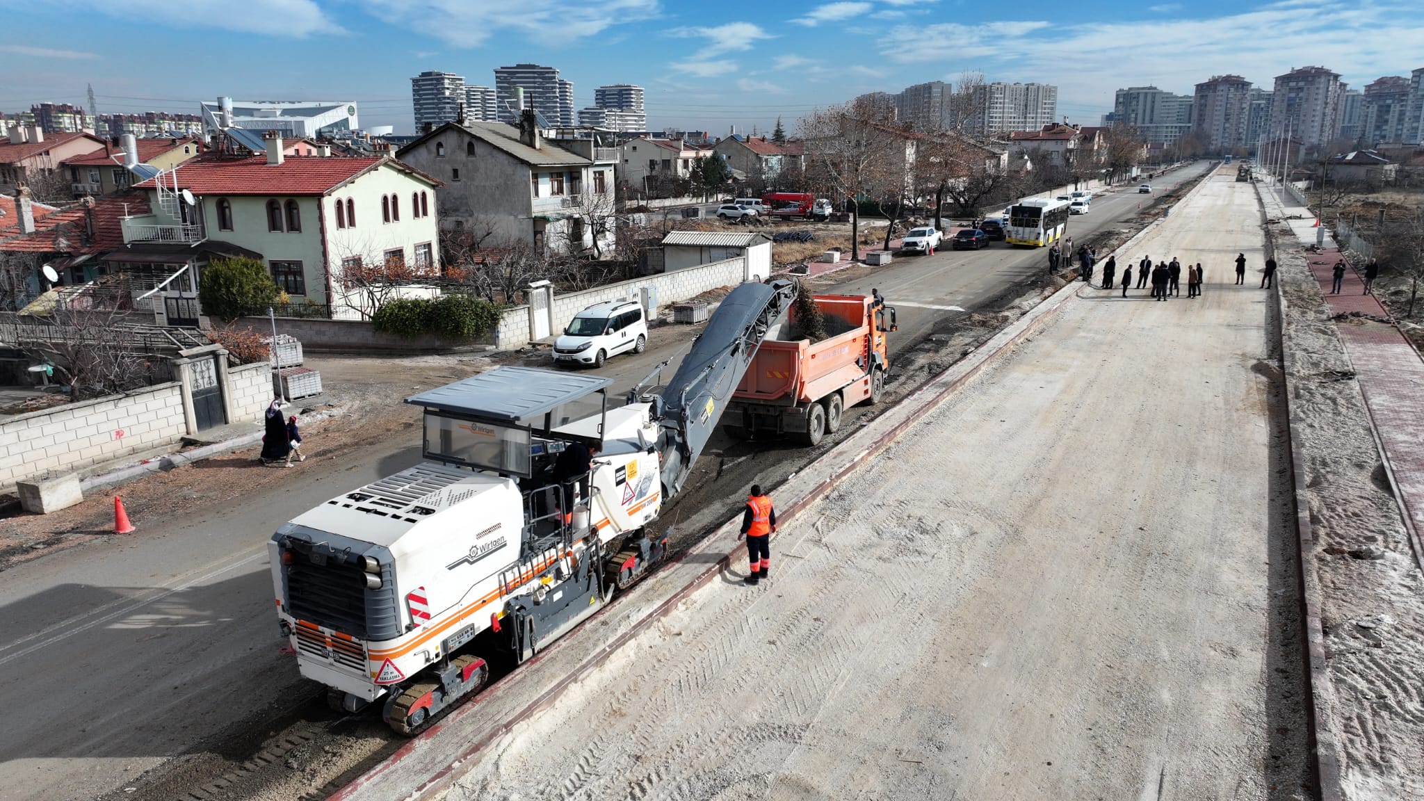 BAŞKAN ALTAY VE BAŞKAN KAVUŞ NECMETTİN ERBAKAN CADDESİ’Nİ İNCELEDİ