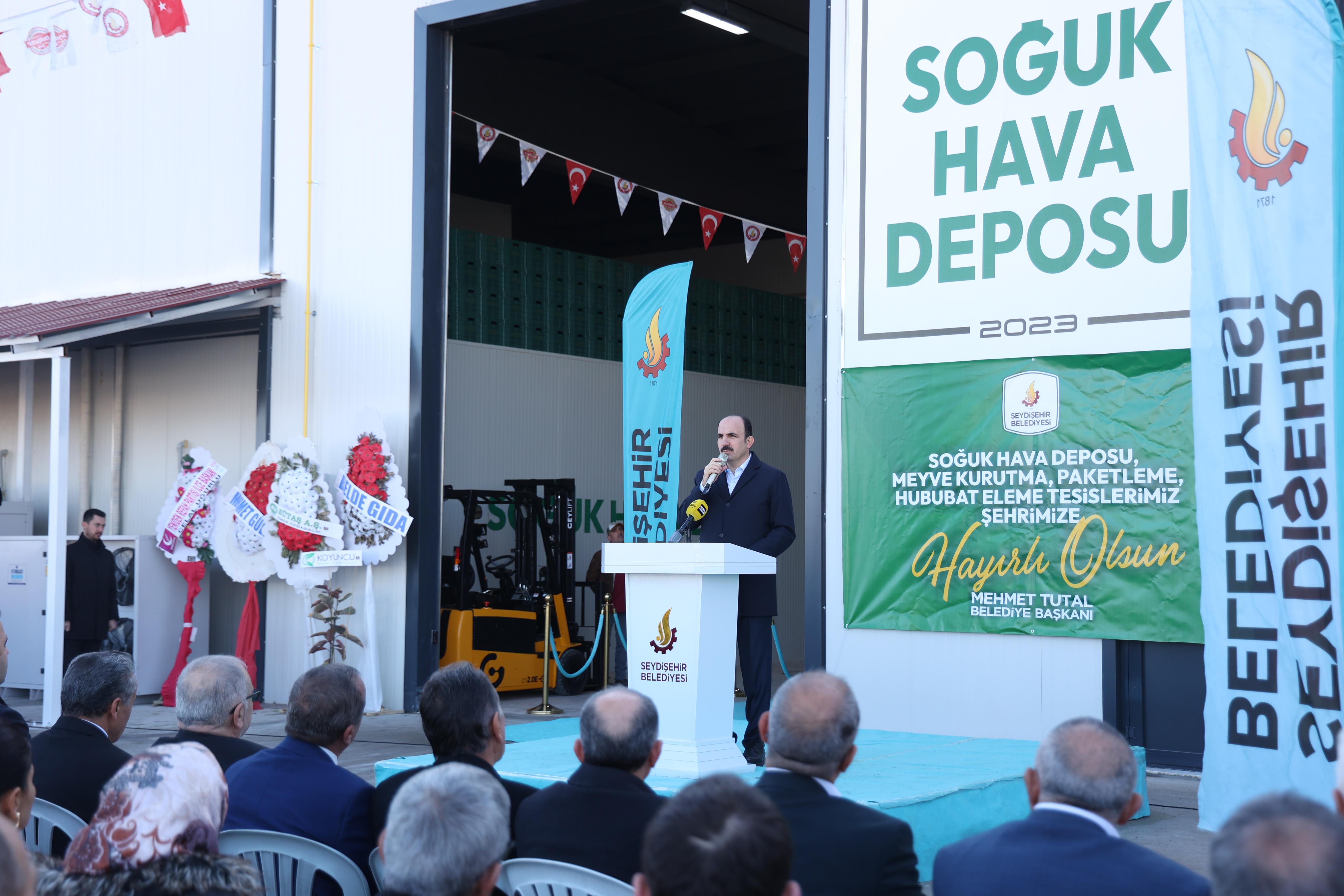 SEYDİŞEHİR’E KAZANDIRILAN 63 MİLYON LİRALIK TARIMSAL TESİSİN VE 11 TİCARİ İŞ YERİNİN AÇILIŞI YAPILDI