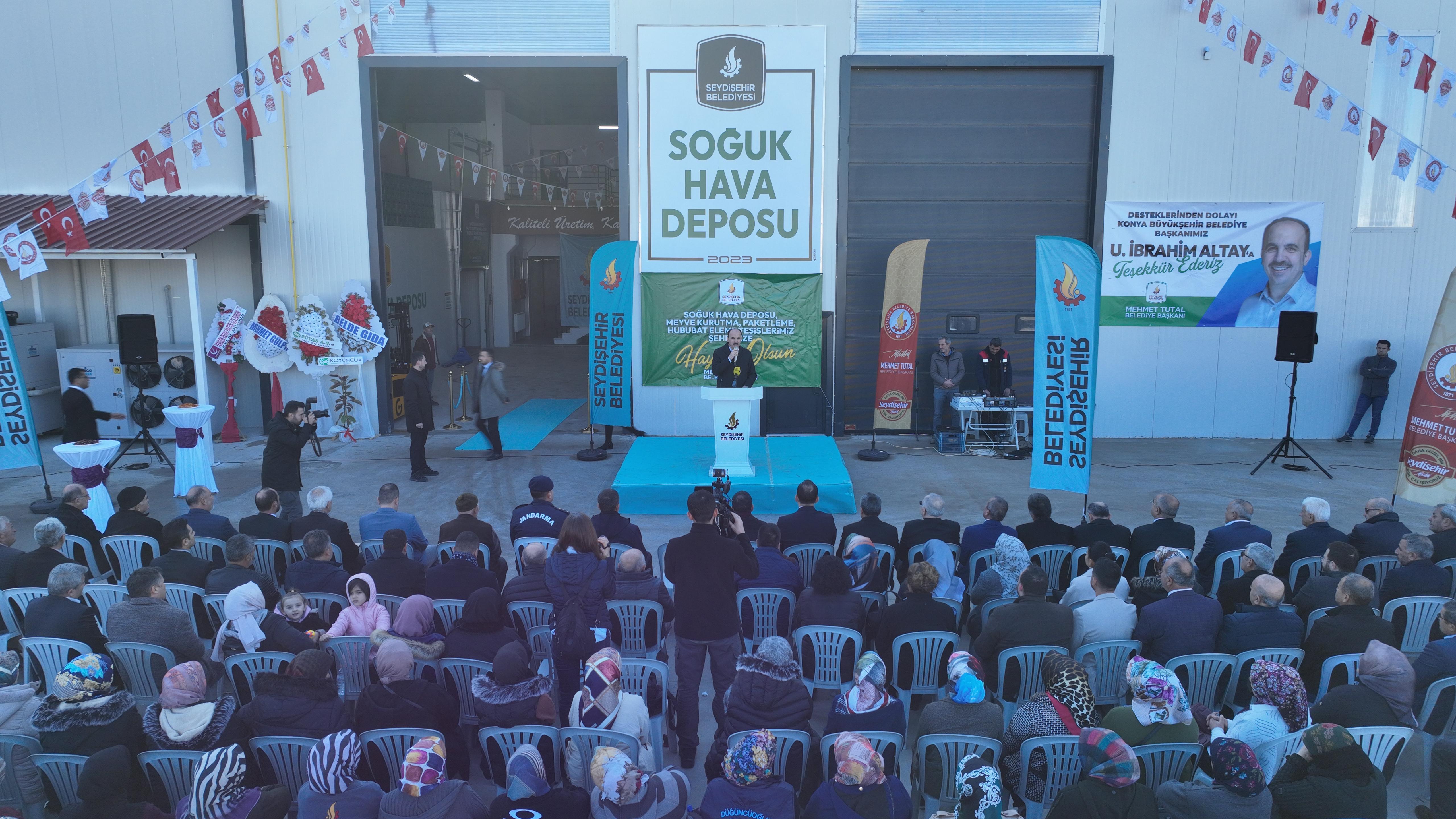 SEYDİŞEHİR’E KAZANDIRILAN 63 MİLYON LİRALIK TARIMSAL TESİSİN VE 11 TİCARİ İŞ YERİNİN AÇILIŞI YAPILDI