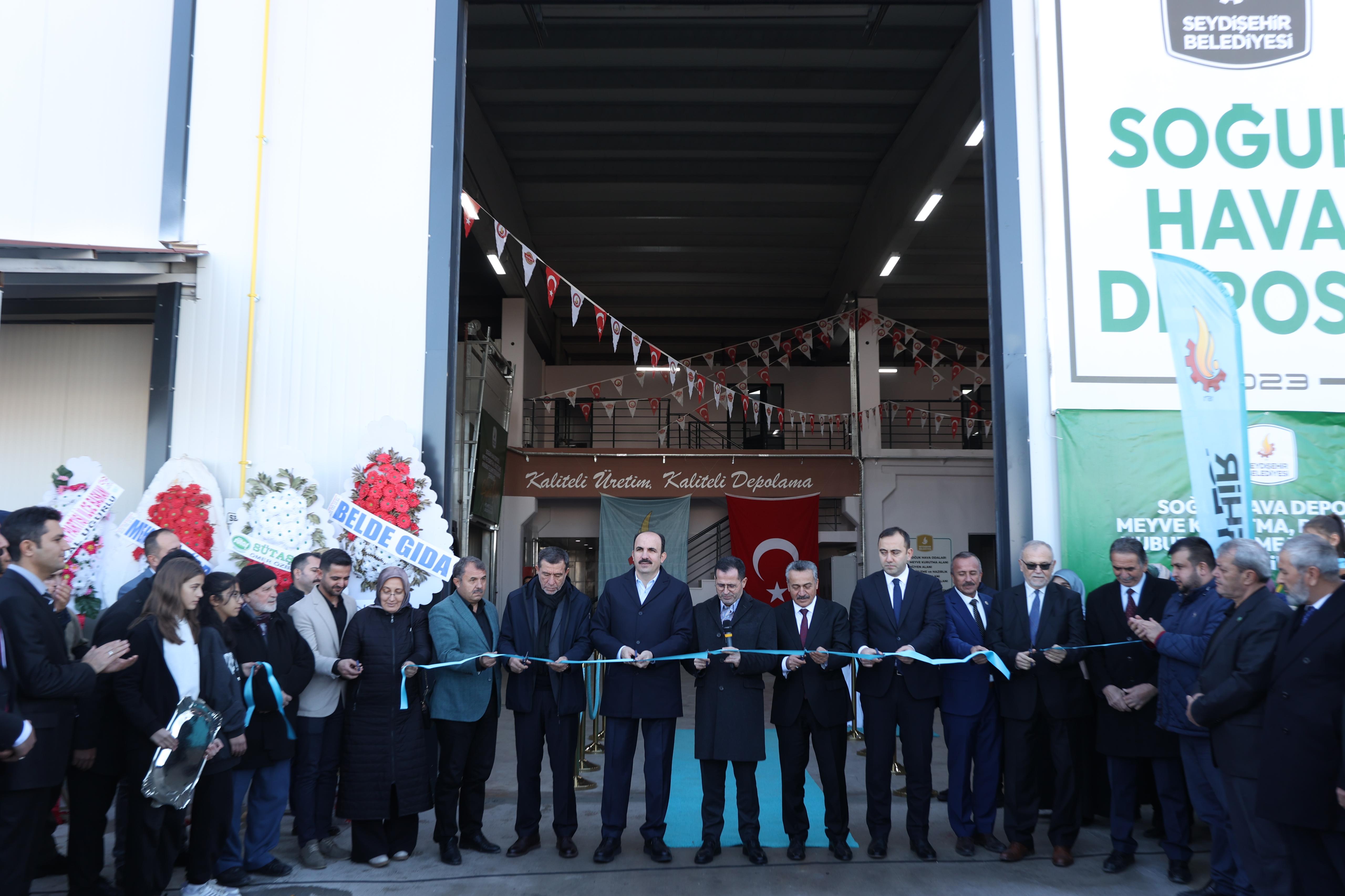 SEYDİŞEHİR’E KAZANDIRILAN 63 MİLYON LİRALIK TARIMSAL TESİSİN VE 11 TİCARİ İŞ YERİNİN AÇILIŞI YAPILDI
