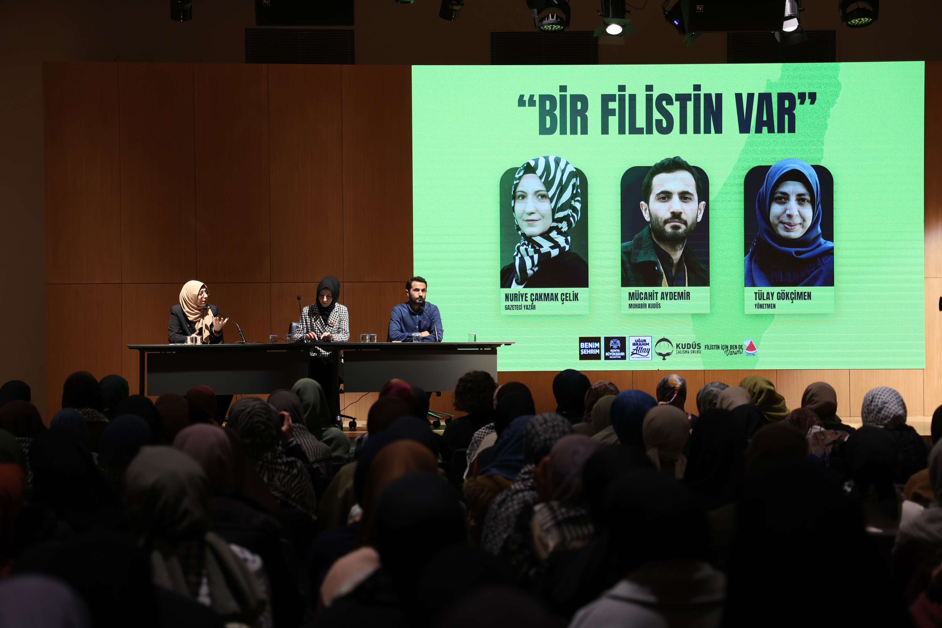 KONYA BÜYÜKŞEHİR KUDÜS ÇALIŞMA GRUBU’NDAN “BİR FİLİSTİN VAR” KONULU SÖYLEŞİ