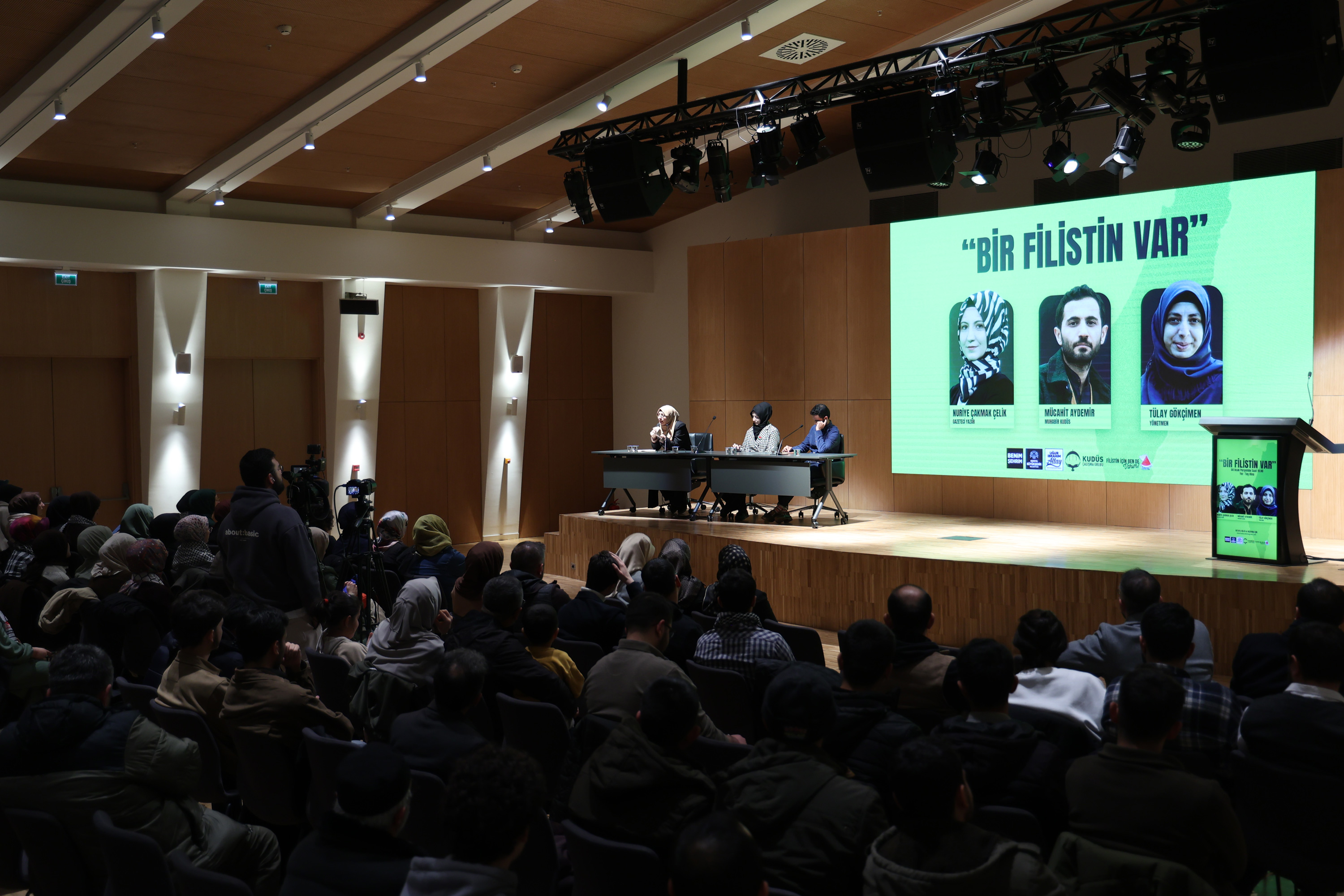 KONYA BÜYÜKŞEHİR KUDÜS ÇALIŞMA GRUBU’NDAN “BİR FİLİSTİN VAR” KONULU SÖYLEŞİ