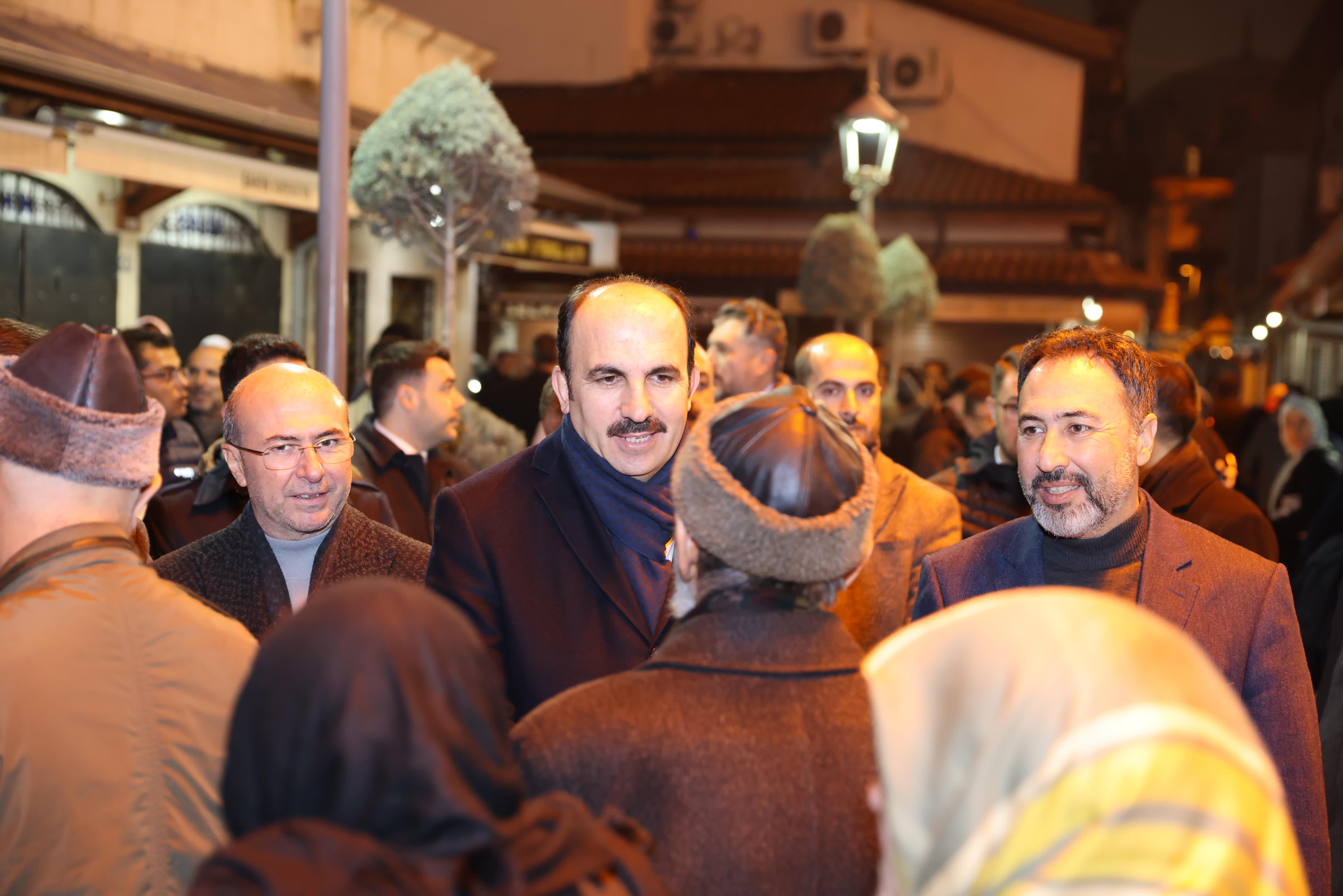 BAŞKAN ALTAY REGAİP KANDİLİ’Nİ KONYALILARLA BİRLİKTE İHYA ETTİ