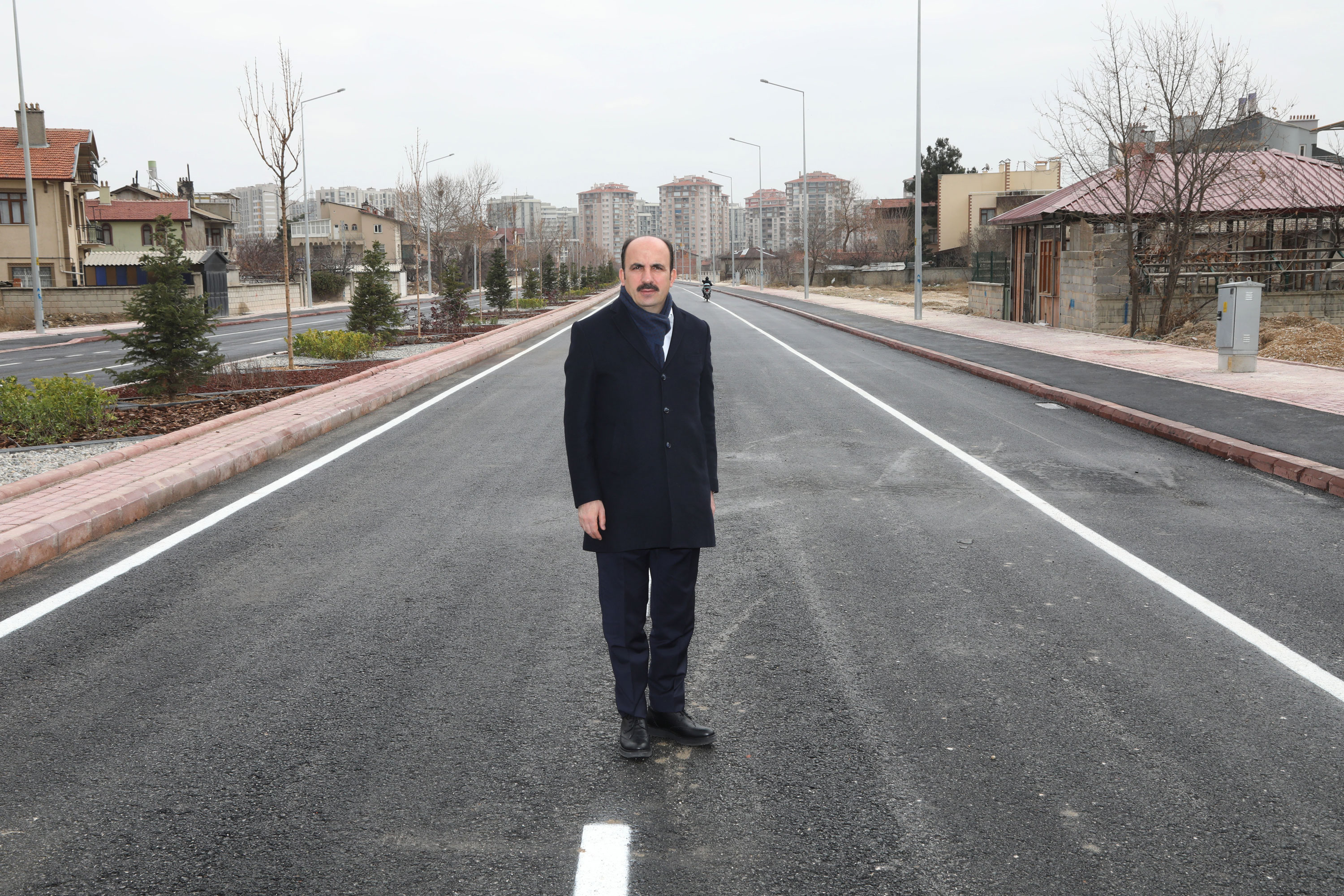 NECMETTİN ERBAKAN CADDESİ’NİN ÜÇÜNCÜ ETABINDA İLK SÜRÜŞÜ BAŞKAN ALTAY YAPTI