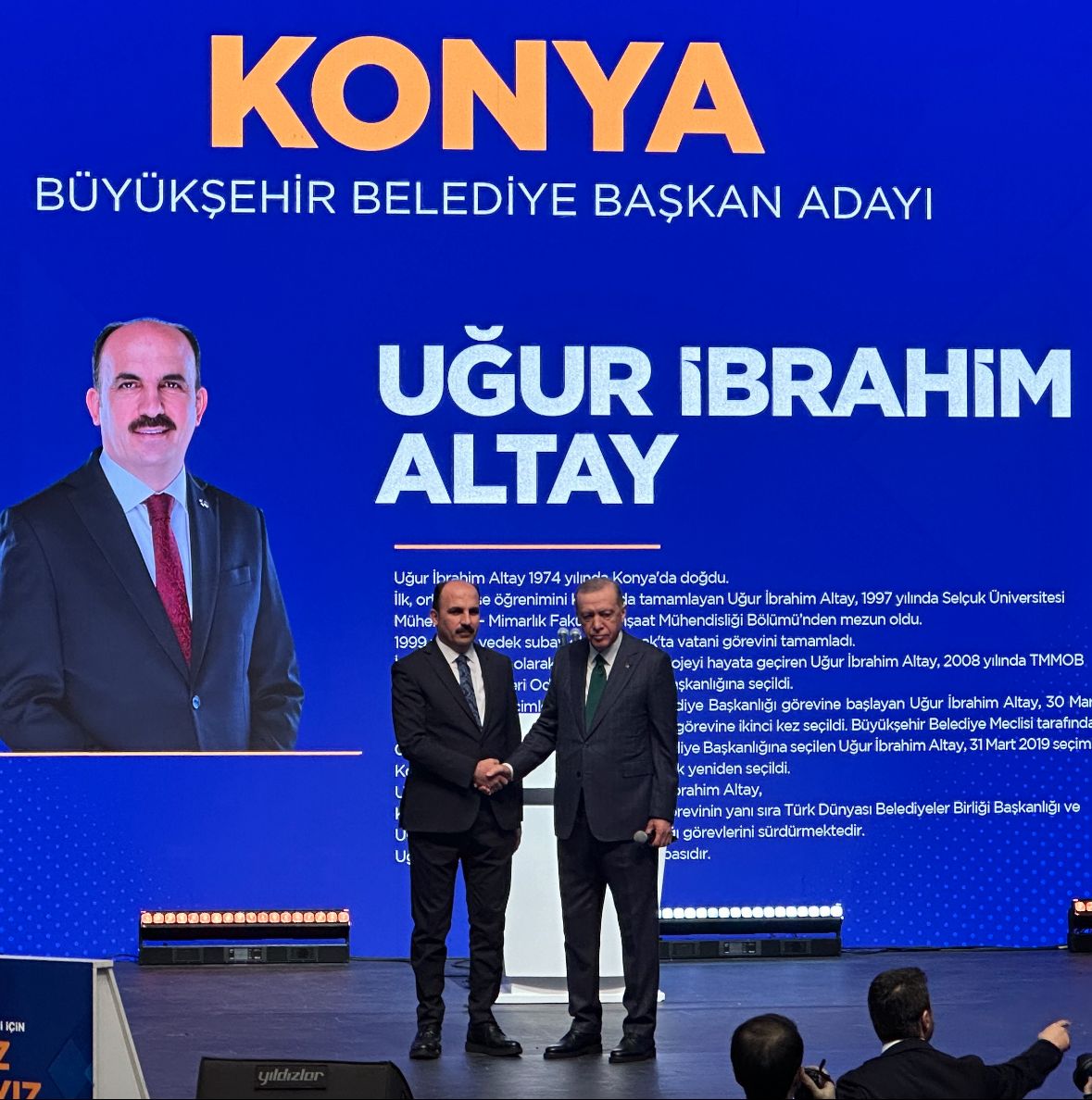 CUMHURBAŞKANI ERDOĞAN BAŞKAN ALTAY’LA “YOLA DEVAM” DEDİ