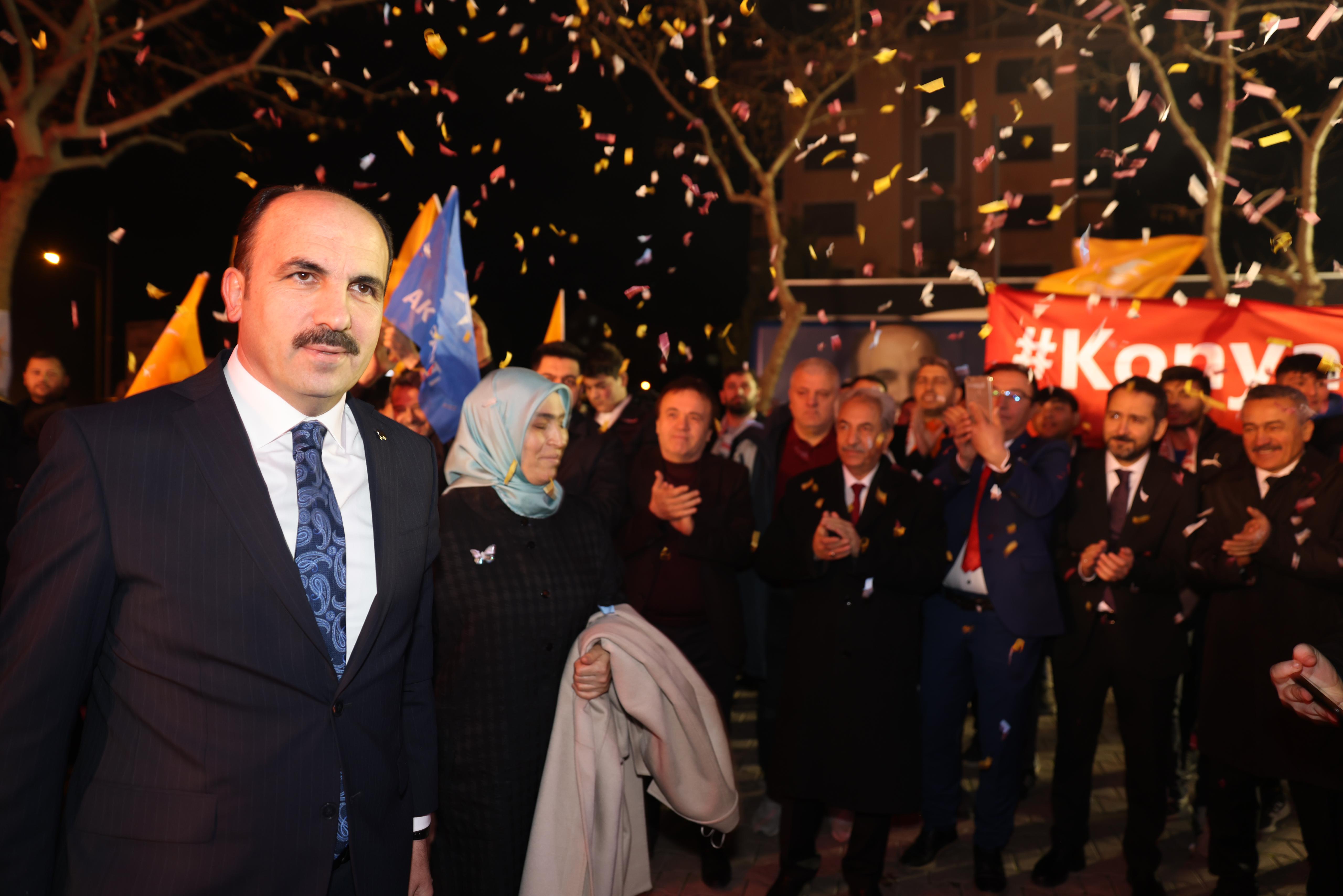 BAŞKAN ALTAY: “İLK GÜNKÜ AŞKLA KONYA’YA HİZMET ETMEYE DEVAM EDECEĞİZ”