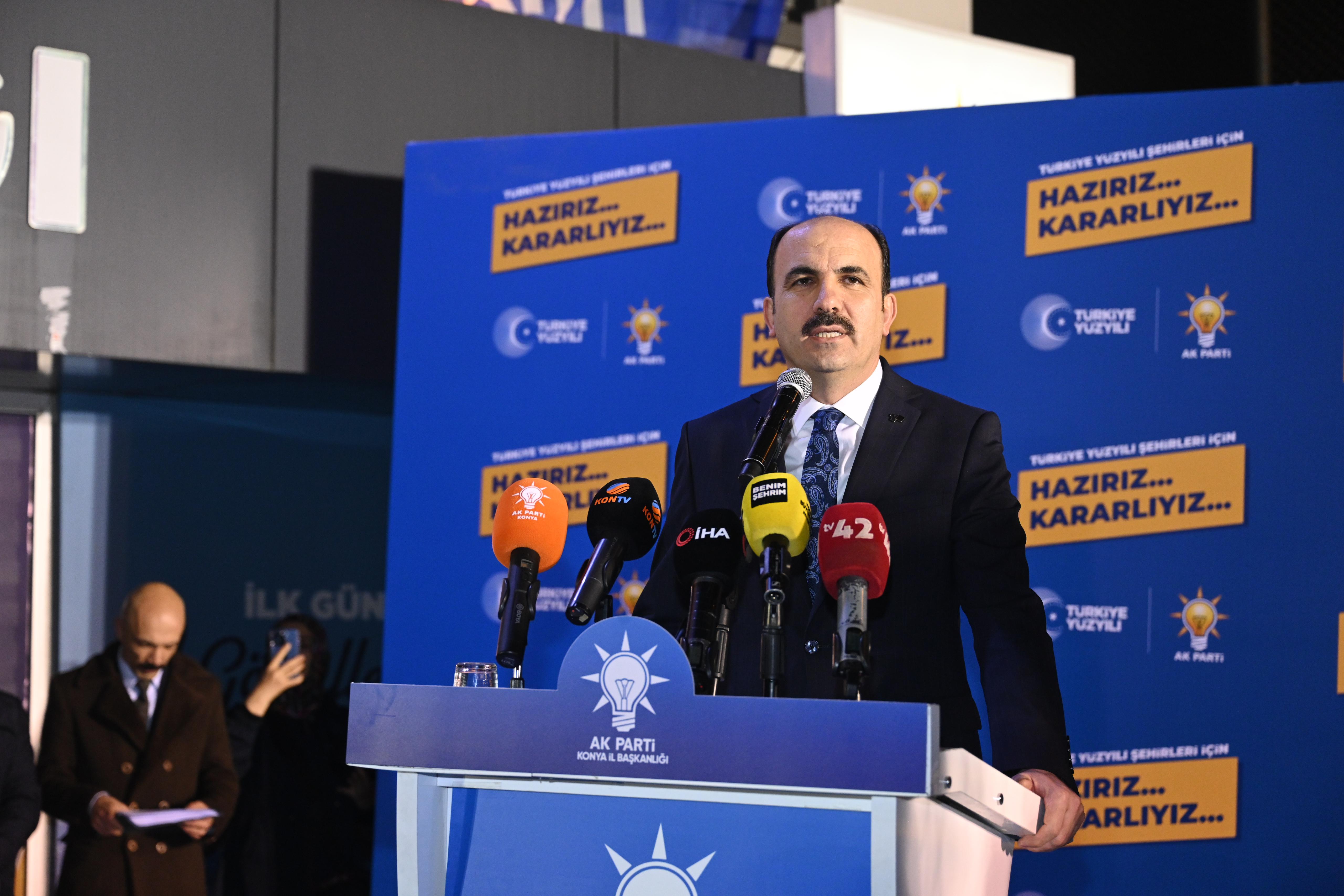 BAŞKAN ALTAY: “İLK GÜNKÜ AŞKLA KONYA’YA HİZMET ETMEYE DEVAM EDECEĞİZ”