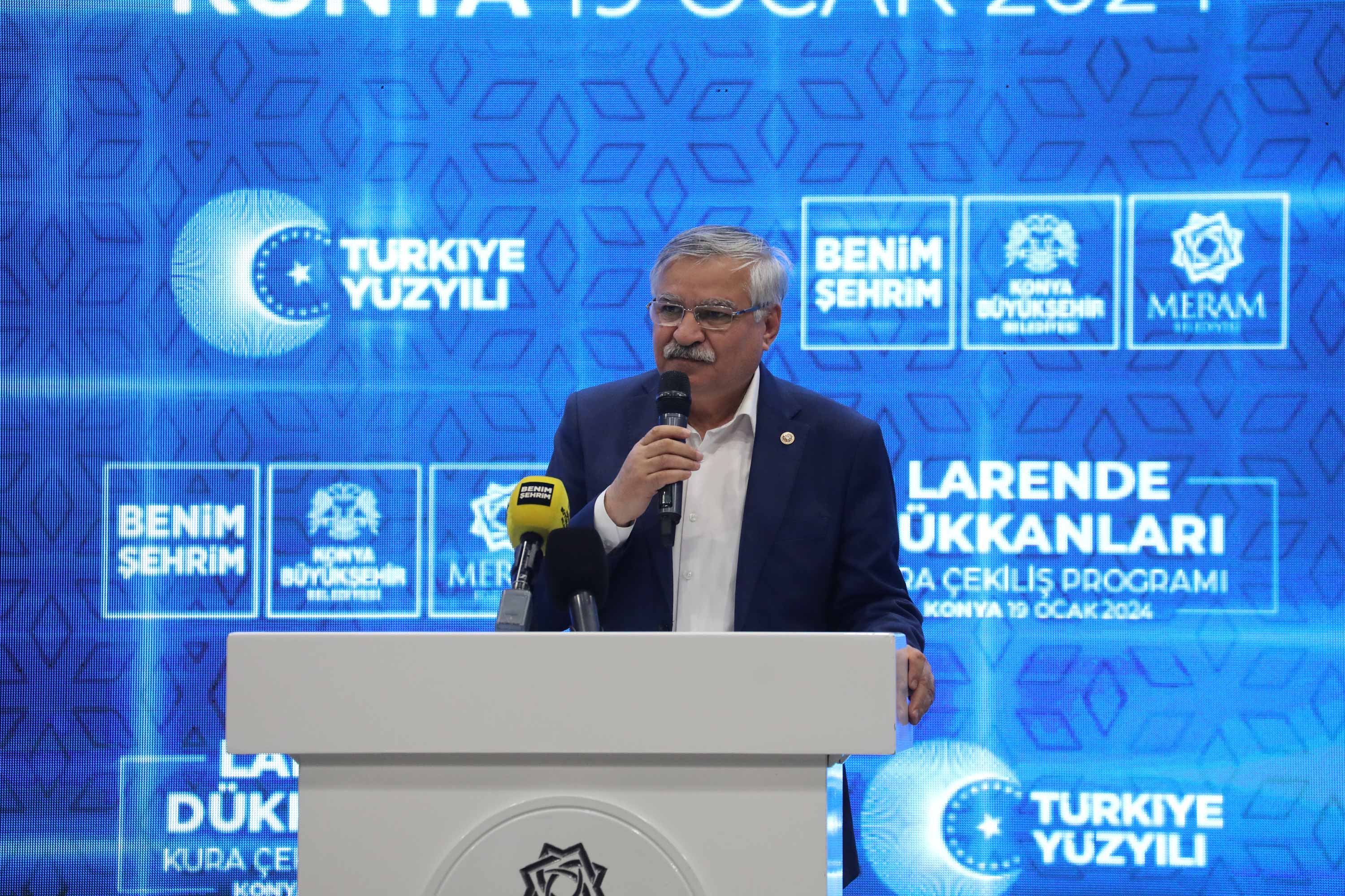BAŞKAN ALTAY: “ÖNÜMÜZDE İŞİMİZ, ARKAMIZDA KONYALILAR, GECE GÜNDÜZ GAYRET EDİYORUZ”