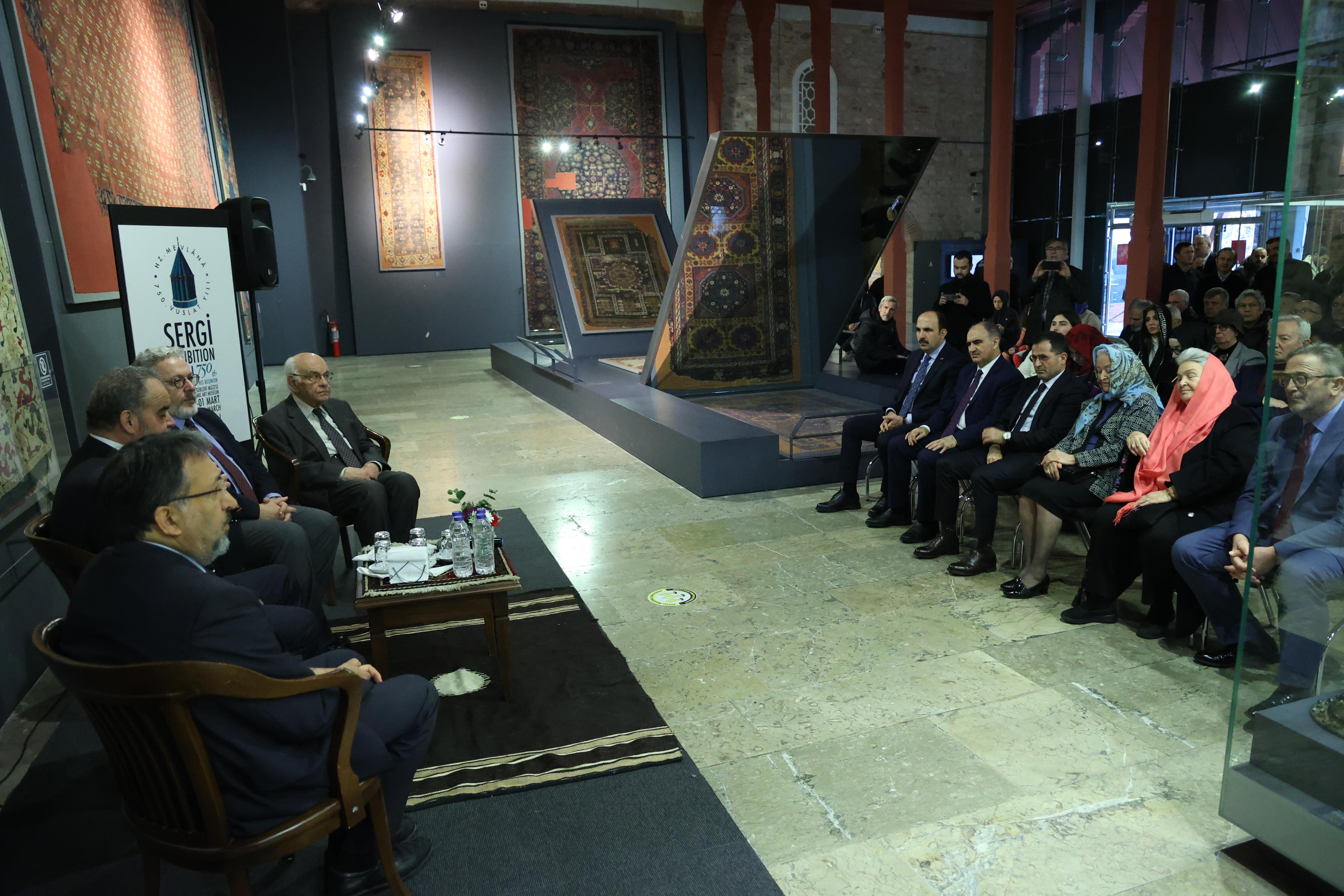 “750. VUSLAT YILINDA HZ. MEVLANA SERGİSİ” İSTANBUL’DAKİ TÜRK VE İSLAM ESERLERİ MÜZESİ'NDE AÇILDI