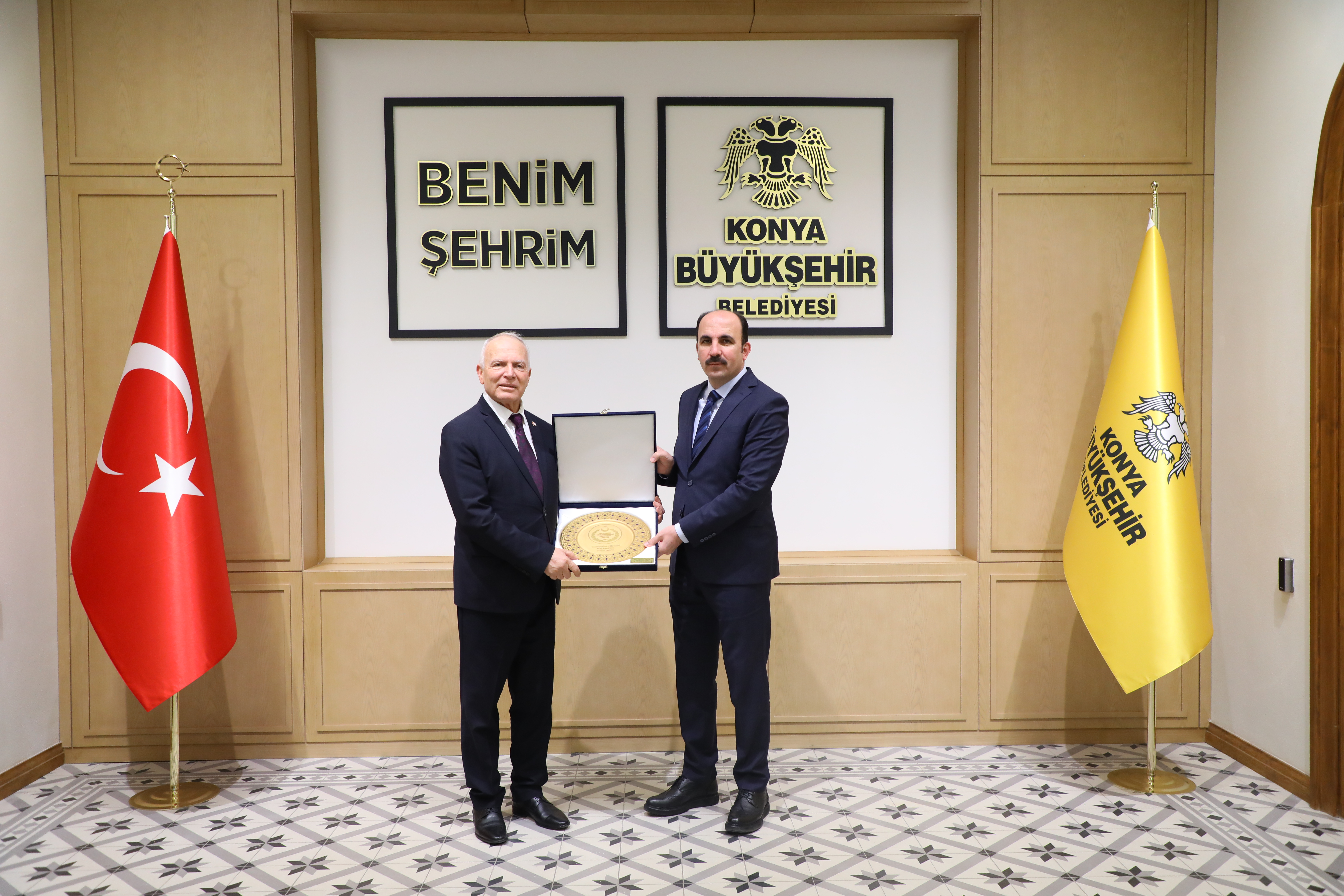 KKTC MECLİS BAŞKANI ZORLU TÖRE BAŞKAN ALTAY’I ZİYARET ETTİ