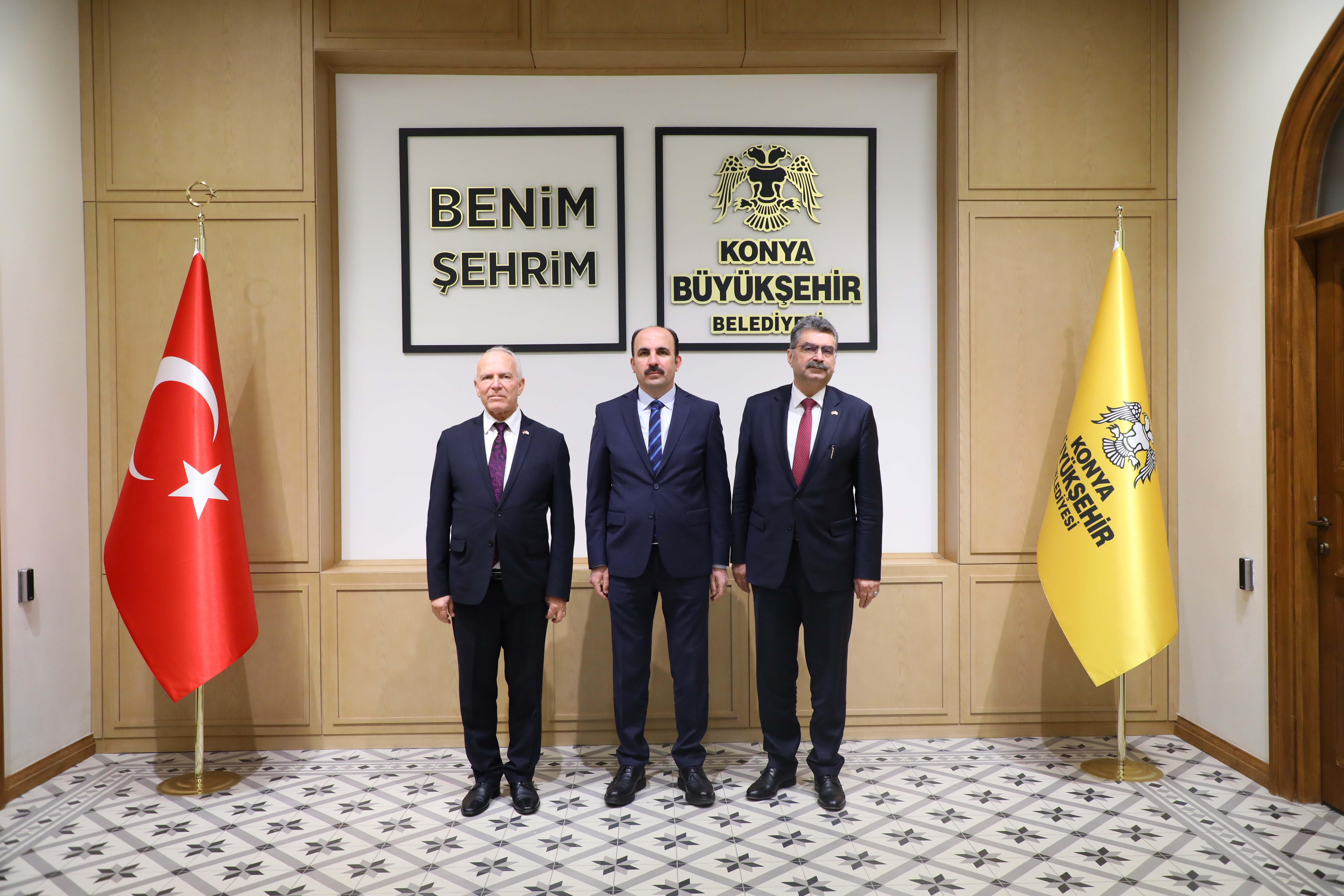 KKTC MECLİS BAŞKANI ZORLU TÖRE BAŞKAN ALTAY’I ZİYARET ETTİ
