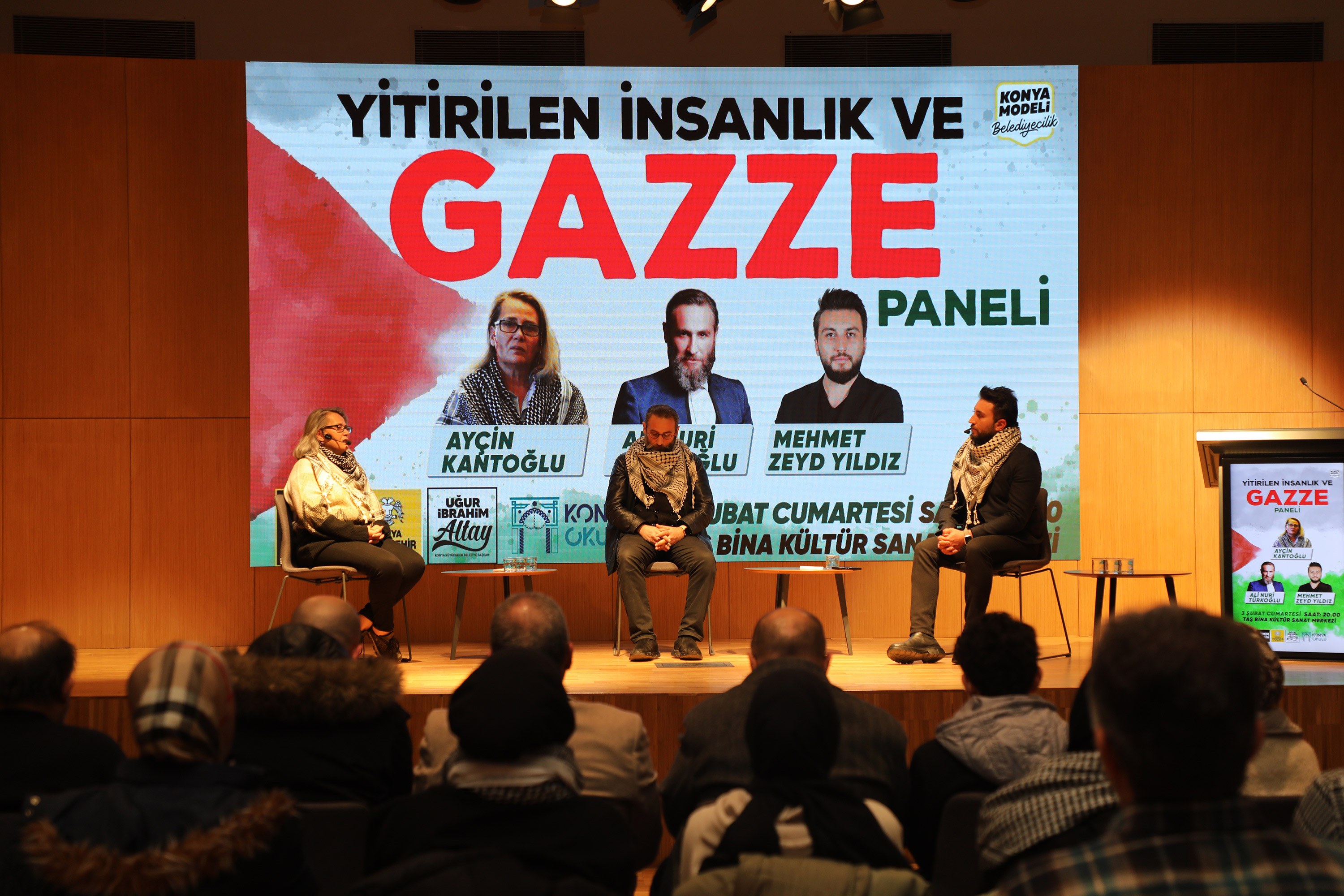 KONYA OKULU’NDA “YİTİRİLEN İNSANLIK VE GAZZE” PANELİ DÜZENLENDİ