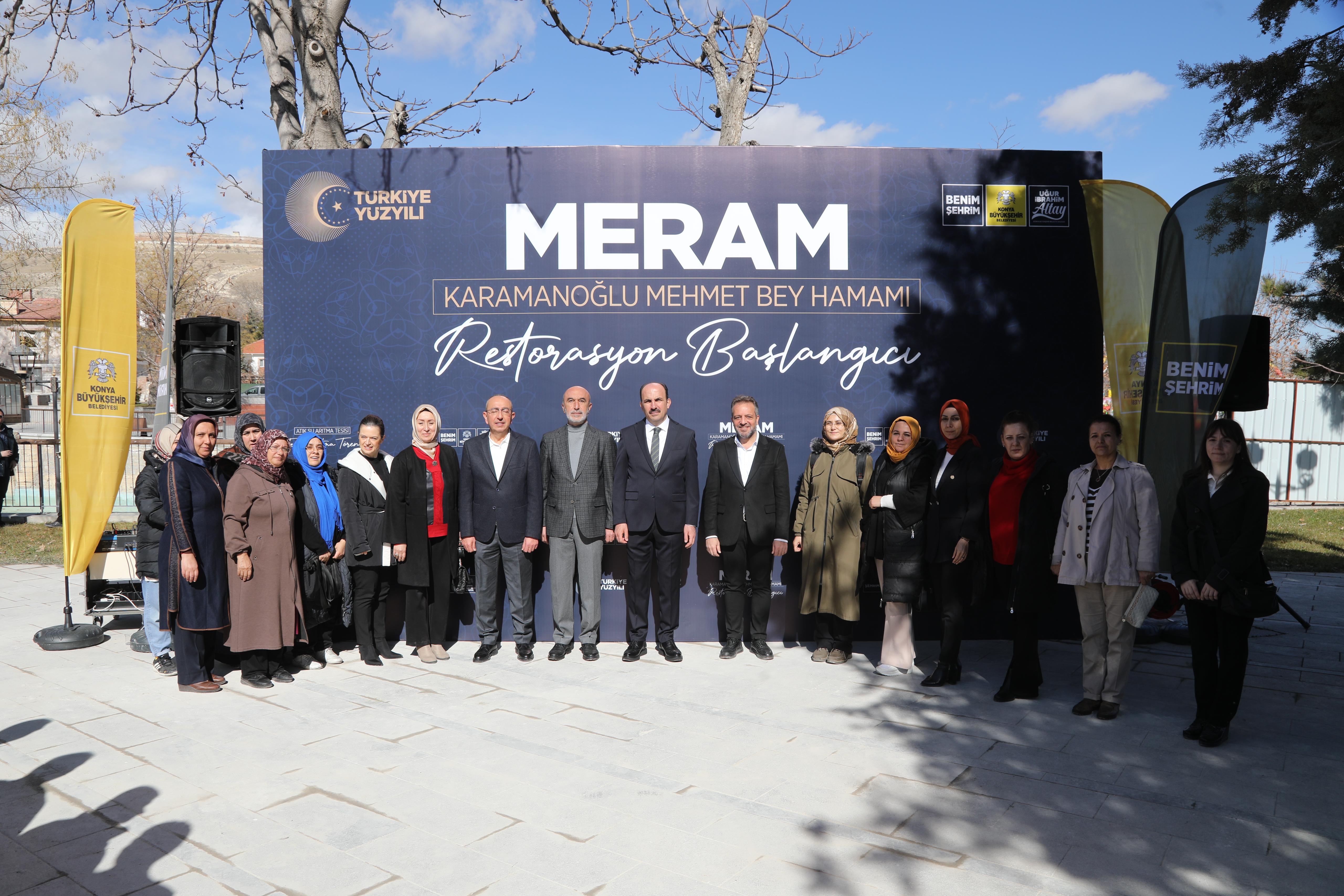 BAŞKAN ALTAY: “TARİHİ MERAM HAMAMI OYUNCAK MÜZESİ OLARAK KULLANILACAK"