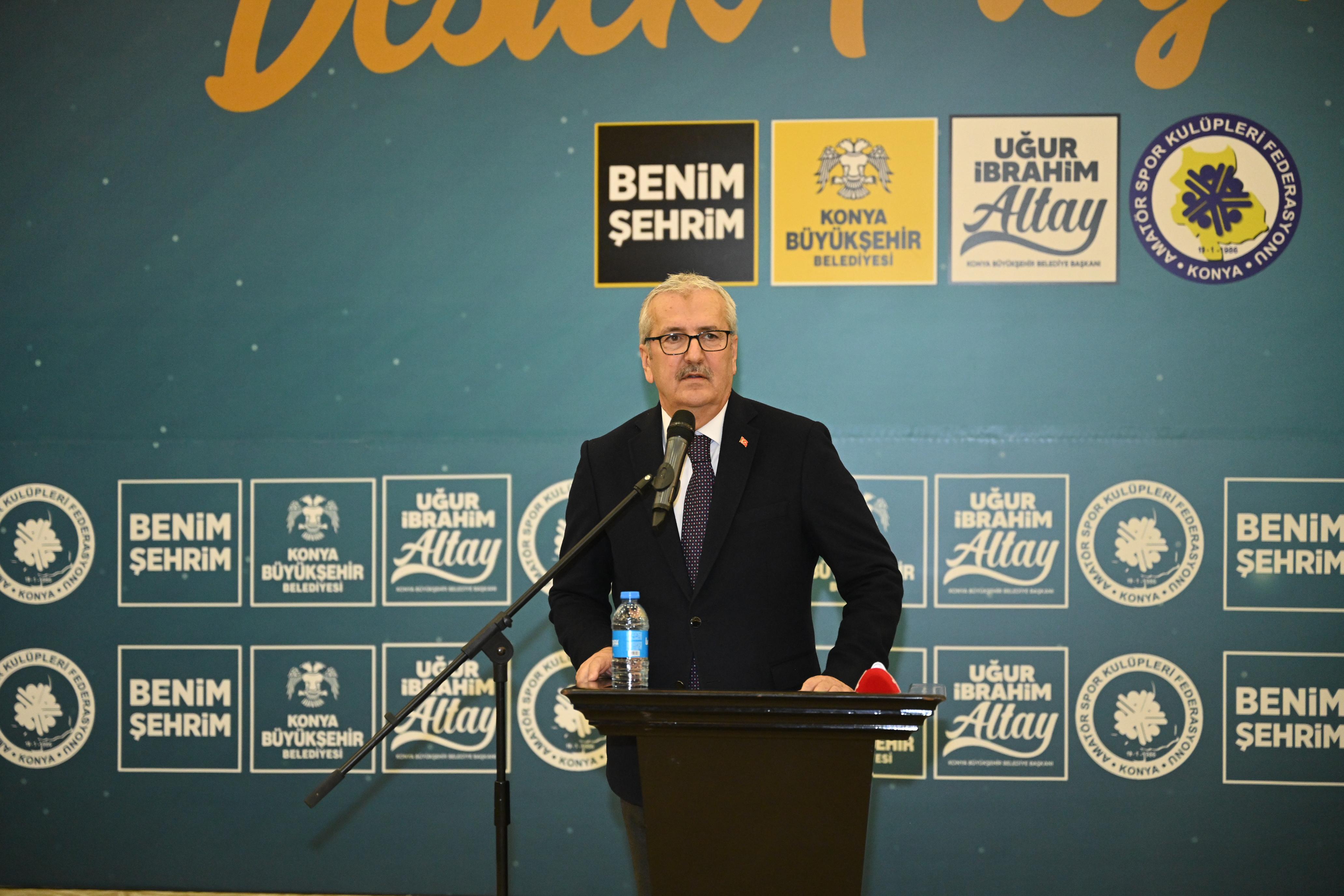KONYA BÜYÜKŞEHİR AMATÖR SPOR KULÜPLERİNE 7,5 MİLYON LİRALIK MALZEME DESTEĞİNDE BULUNDU