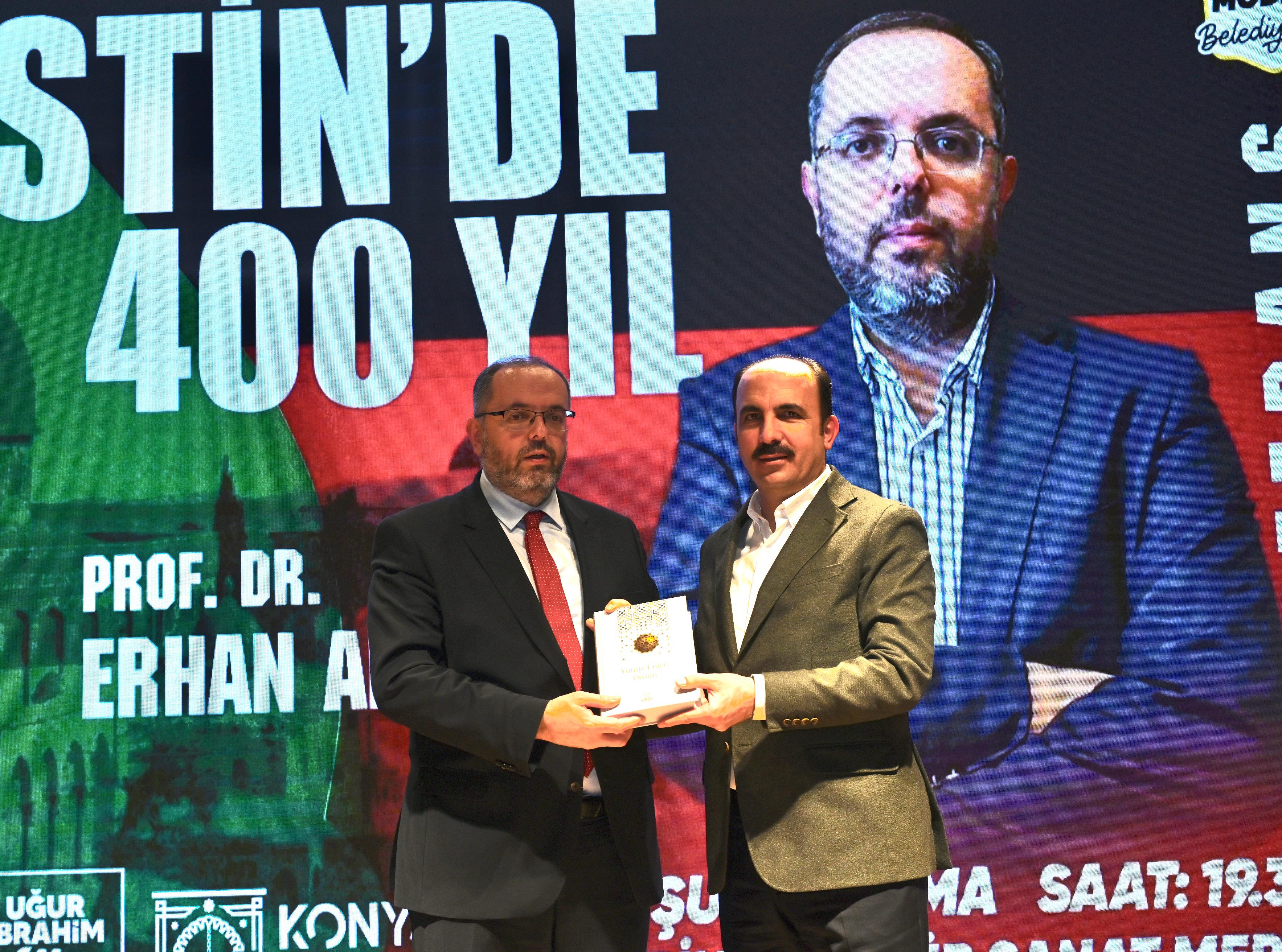 BAŞKAN ALTAY, PROF. DR. AFYONCU’NUN “FİLİSTİN’DE 400 SENE” KONULU KONFERANSINA KATILDI