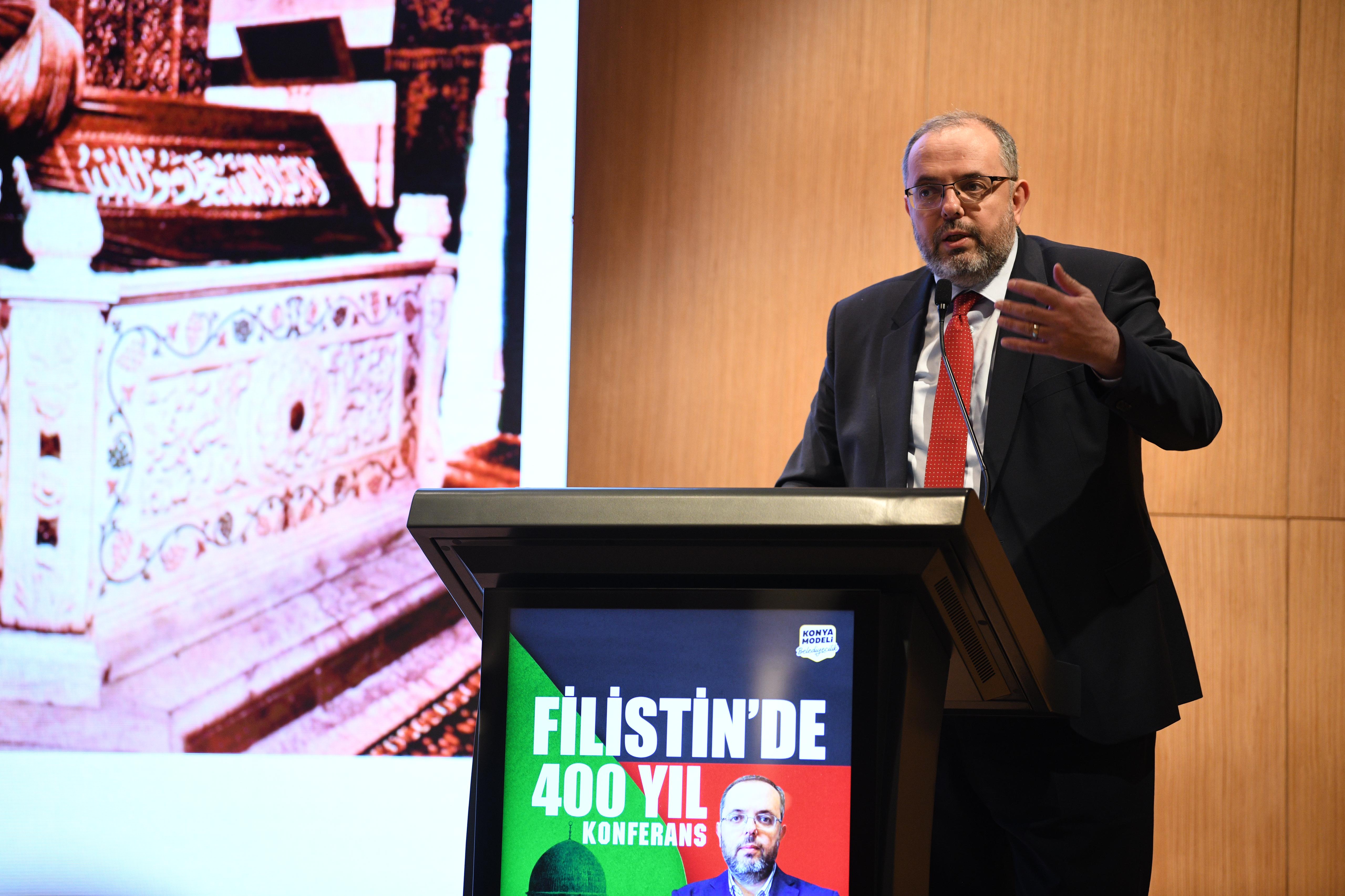 BAŞKAN ALTAY, PROF. DR. AFYONCU’NUN “FİLİSTİN’DE 400 SENE” KONULU KONFERANSINA KATILDI
