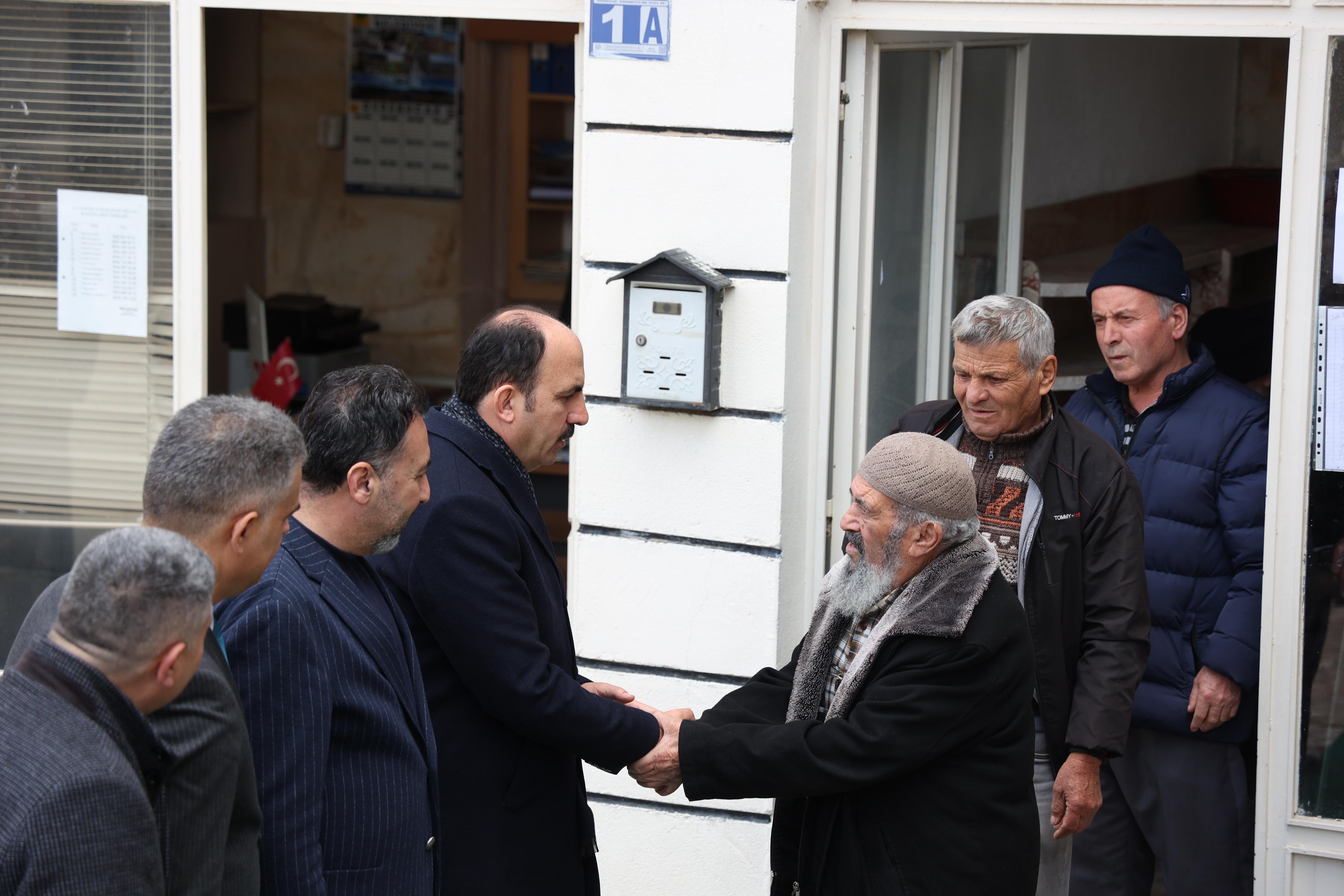 BAŞKAN ALTAY; DEREBUCAK, BEYŞEHİR VE HÜYÜK’TE VATANDAŞLARLA BULUŞTU