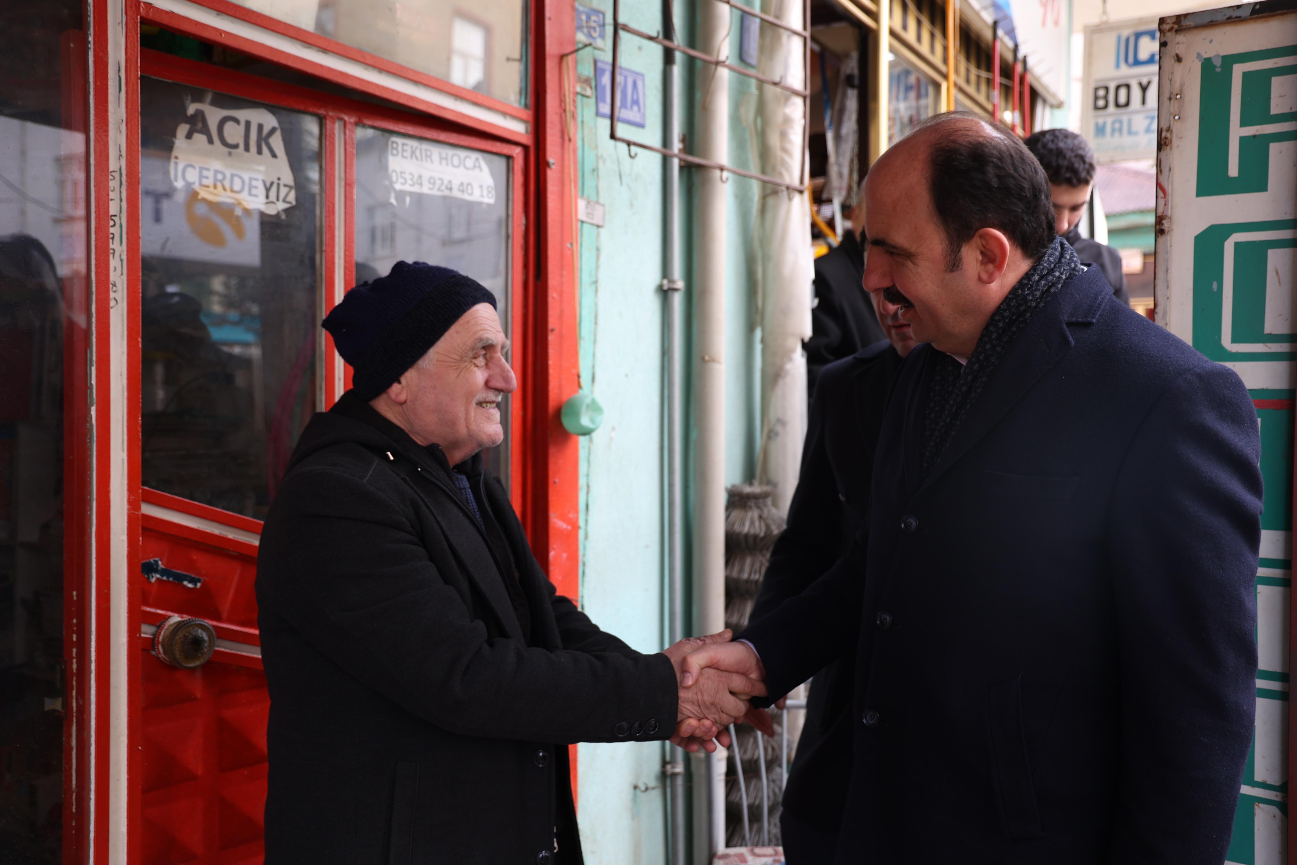 BAŞKAN ALTAY; DEREBUCAK, BEYŞEHİR VE HÜYÜK’TE VATANDAŞLARLA BULUŞTU