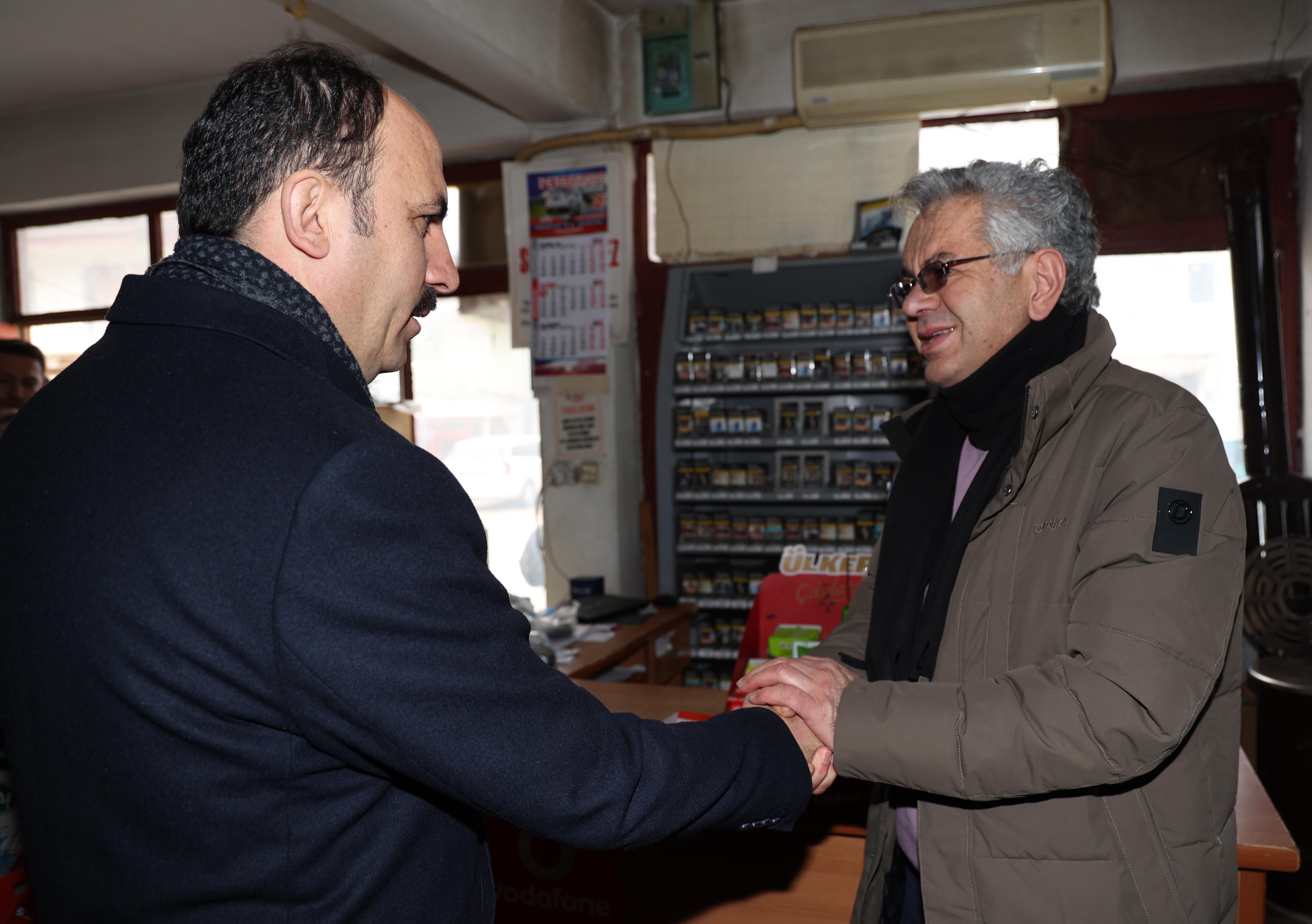 BAŞKAN ALTAY; DEREBUCAK, BEYŞEHİR VE HÜYÜK’TE VATANDAŞLARLA BULUŞTU