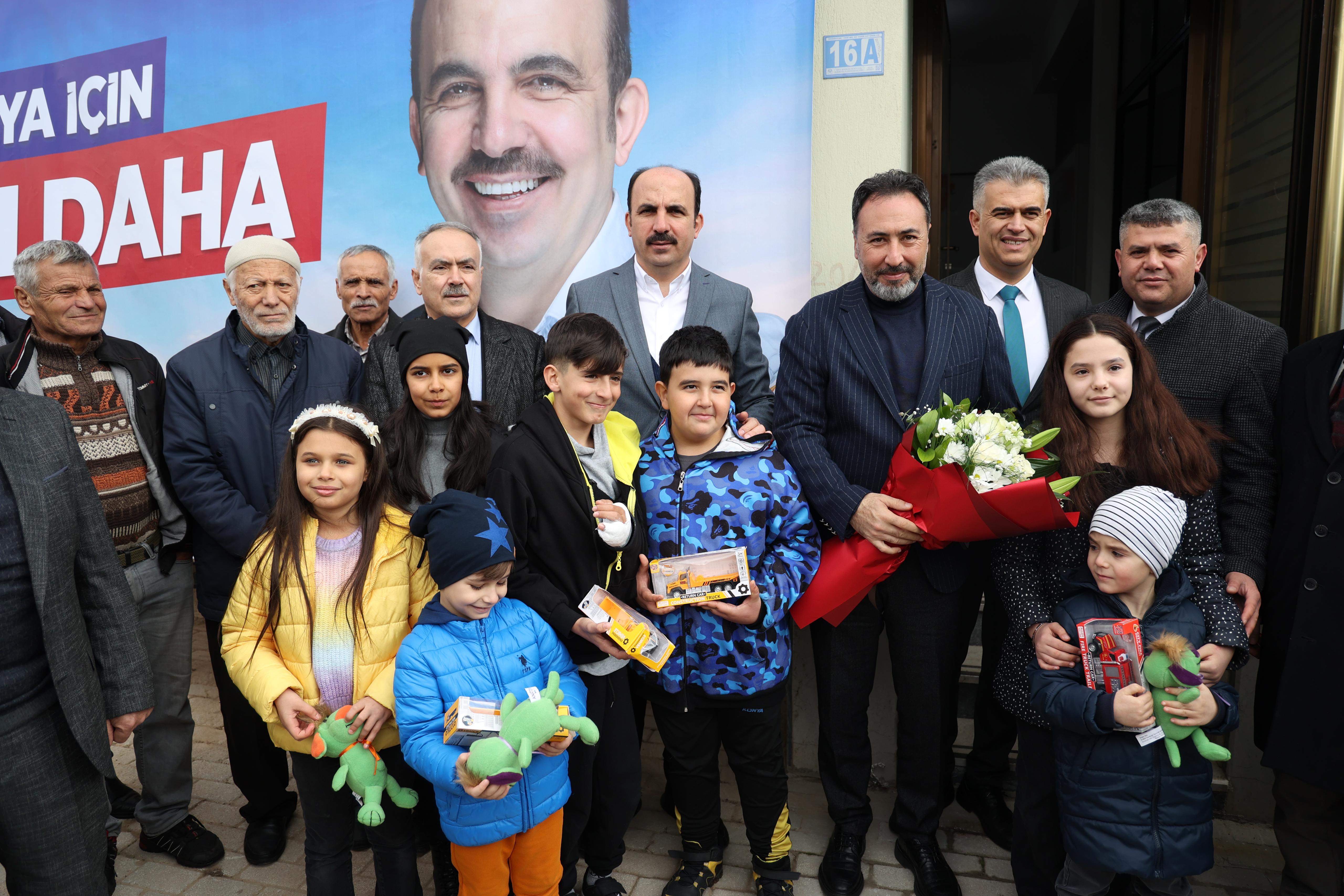 BAŞKAN ALTAY; DEREBUCAK, BEYŞEHİR VE HÜYÜK’TE VATANDAŞLARLA BULUŞTU