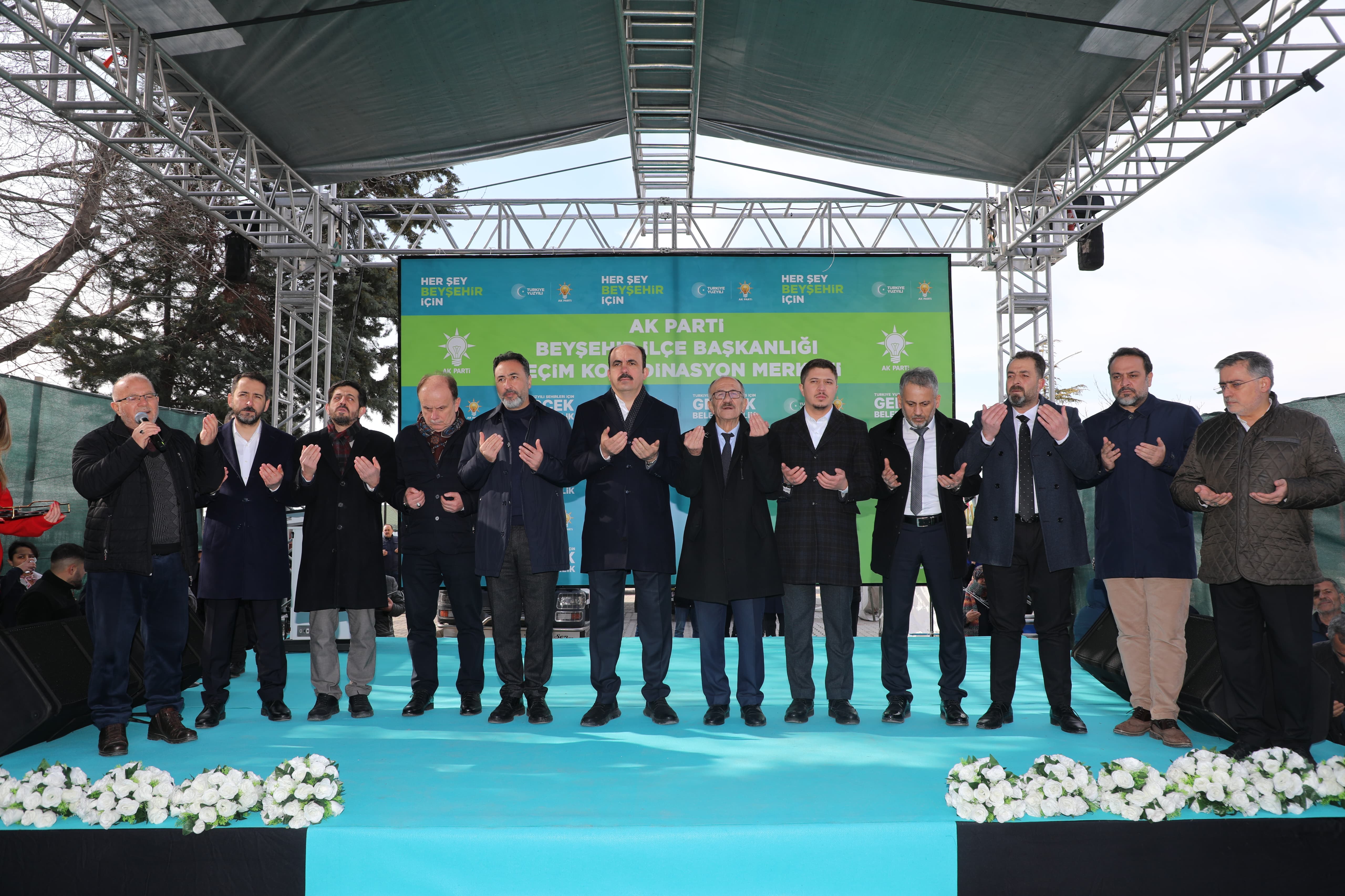 BAŞKAN ALTAY; DEREBUCAK, BEYŞEHİR VE HÜYÜK’TE VATANDAŞLARLA BULUŞTU