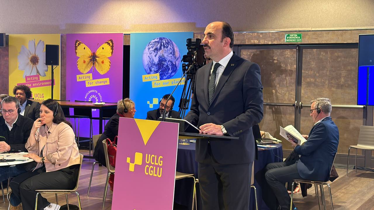 BAŞKAN ALTAY’DAN UCLG TOPLANTISINDA ABD’Lİ DİPLOMATA İSRAİL TEPKİSİ