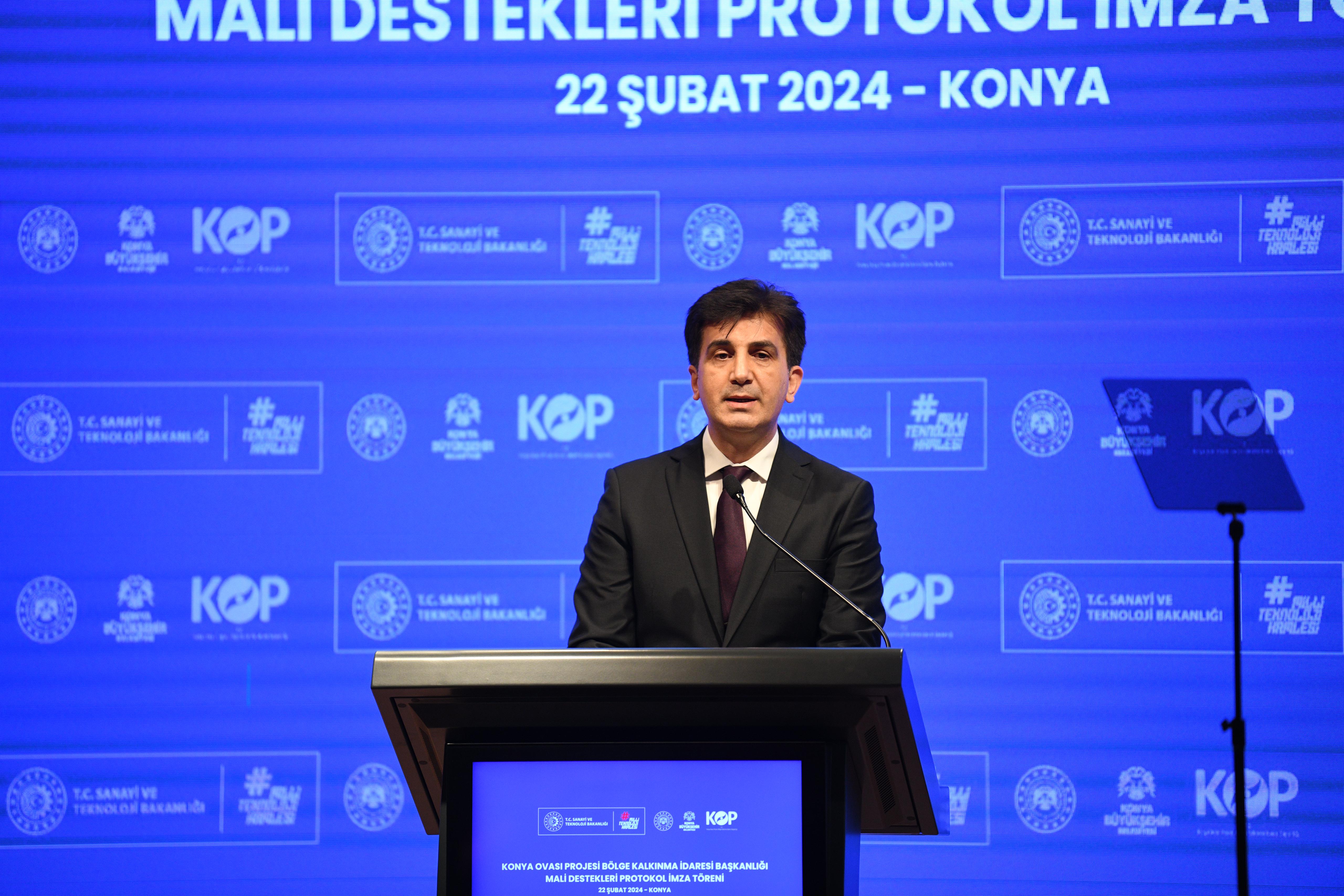 KONYA’DA KOP DESTEĞİYLE HAYATA GEÇECEK 128 MİLYON LİRALIK 22 TARIMSAL PROJENİN İMZALARI ATILDI