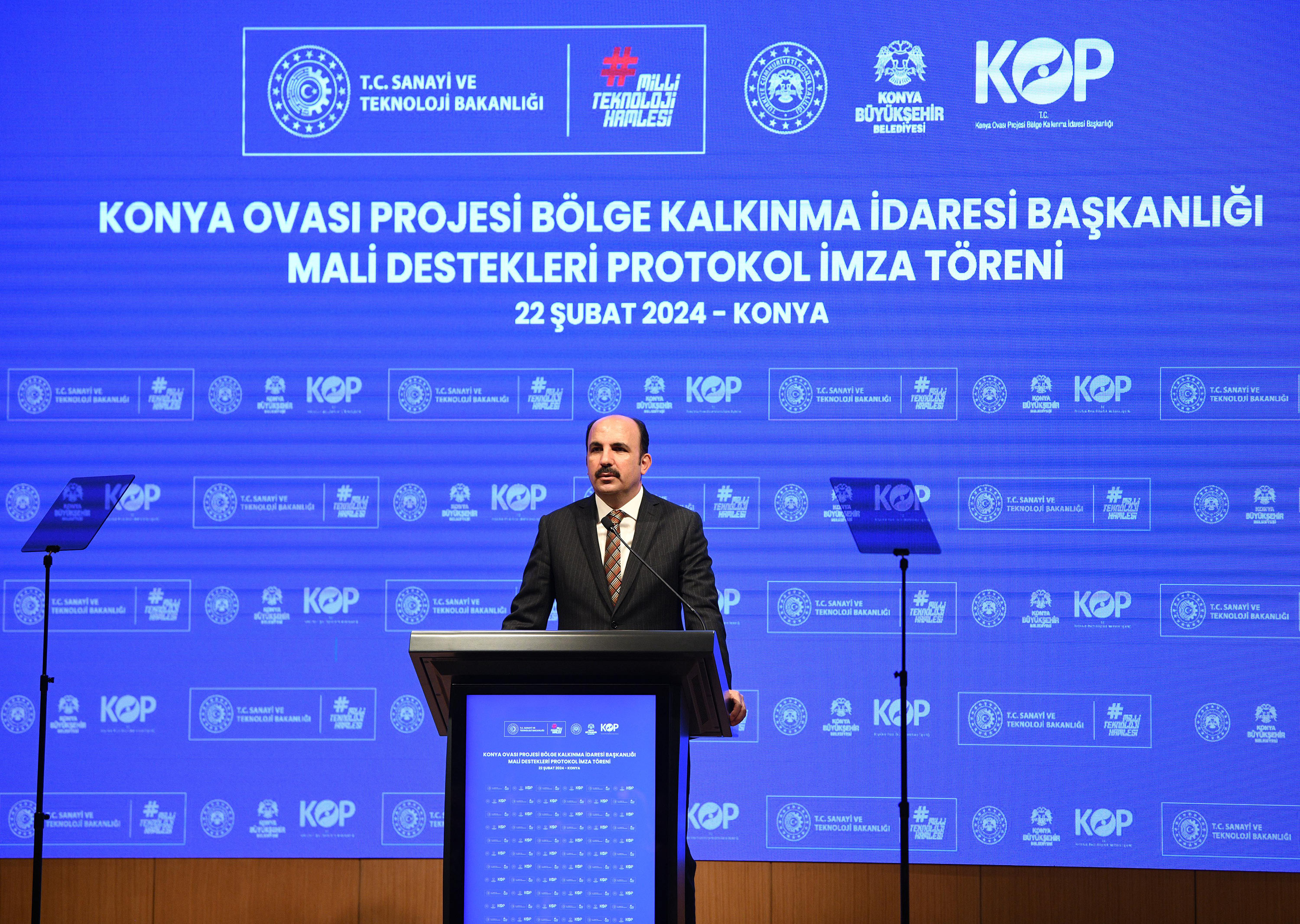 KONYA’DA KOP DESTEĞİYLE HAYATA GEÇECEK 128 MİLYON LİRALIK 22 TARIMSAL PROJENİN İMZALARI ATILDI