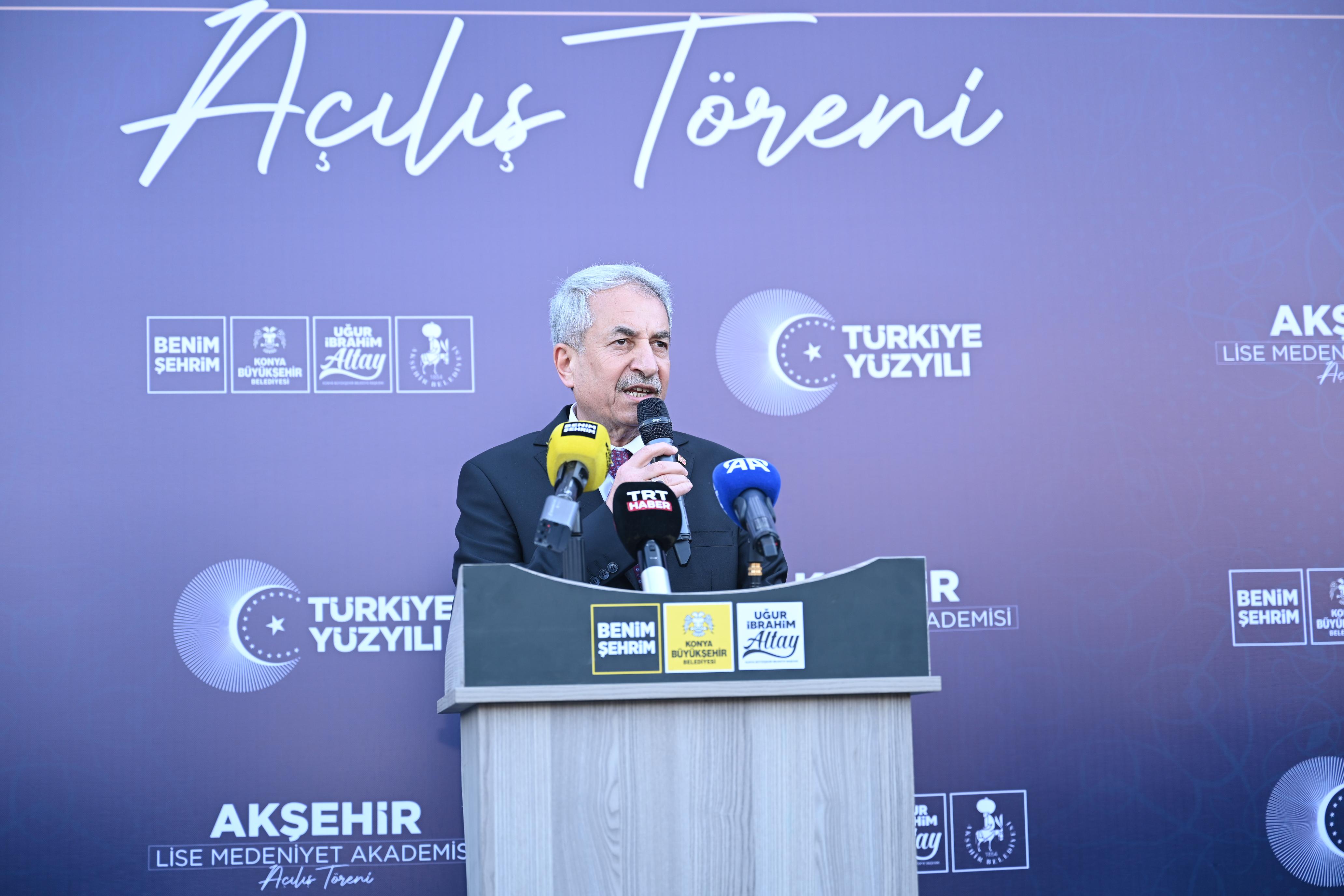 AKŞEHİR LİSE MEDENİYET AKADEMİSİ BAKAN GÖKTAŞ’IN KATILIMIYLA AÇILDI