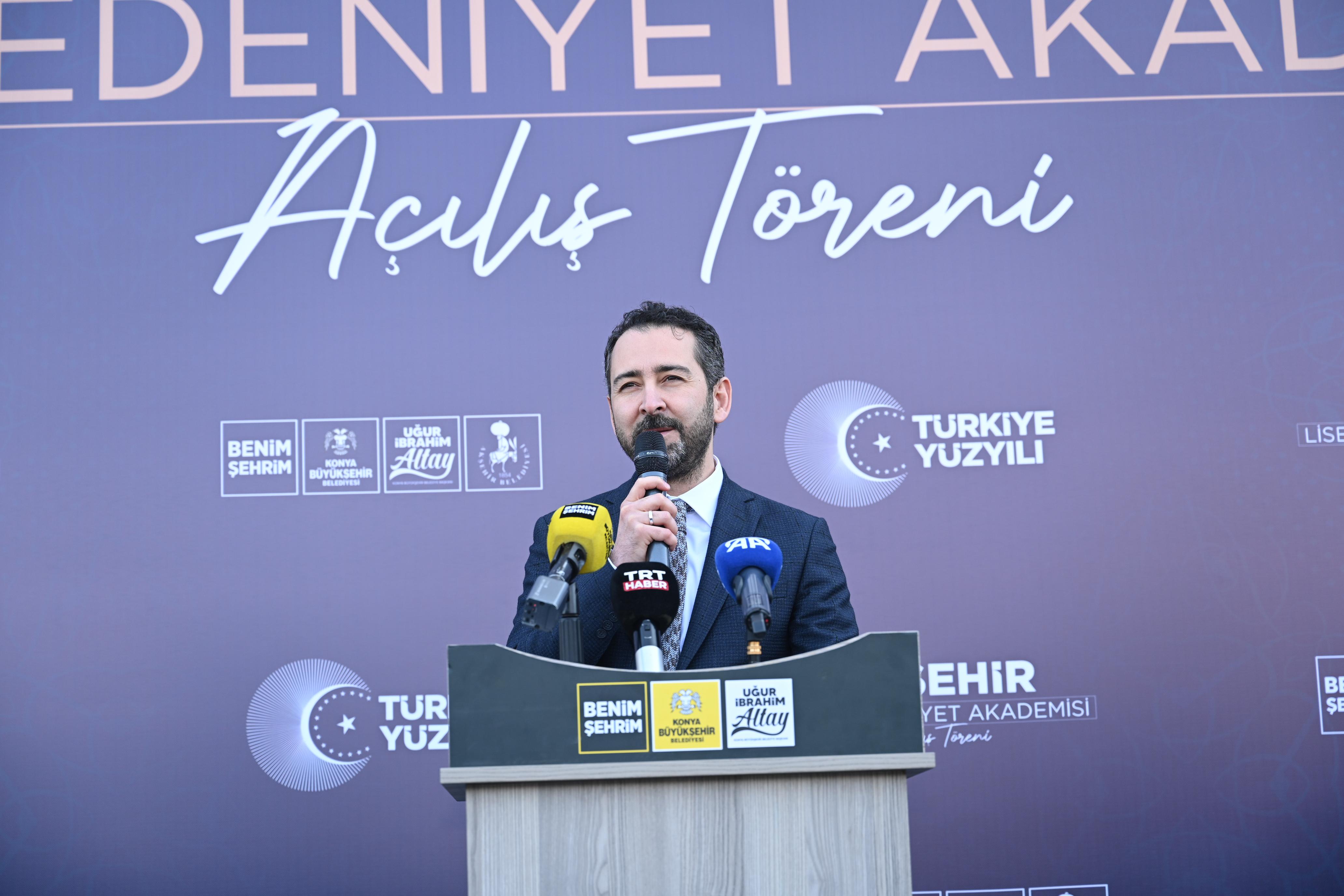 AKŞEHİR LİSE MEDENİYET AKADEMİSİ BAKAN GÖKTAŞ’IN KATILIMIYLA AÇILDI