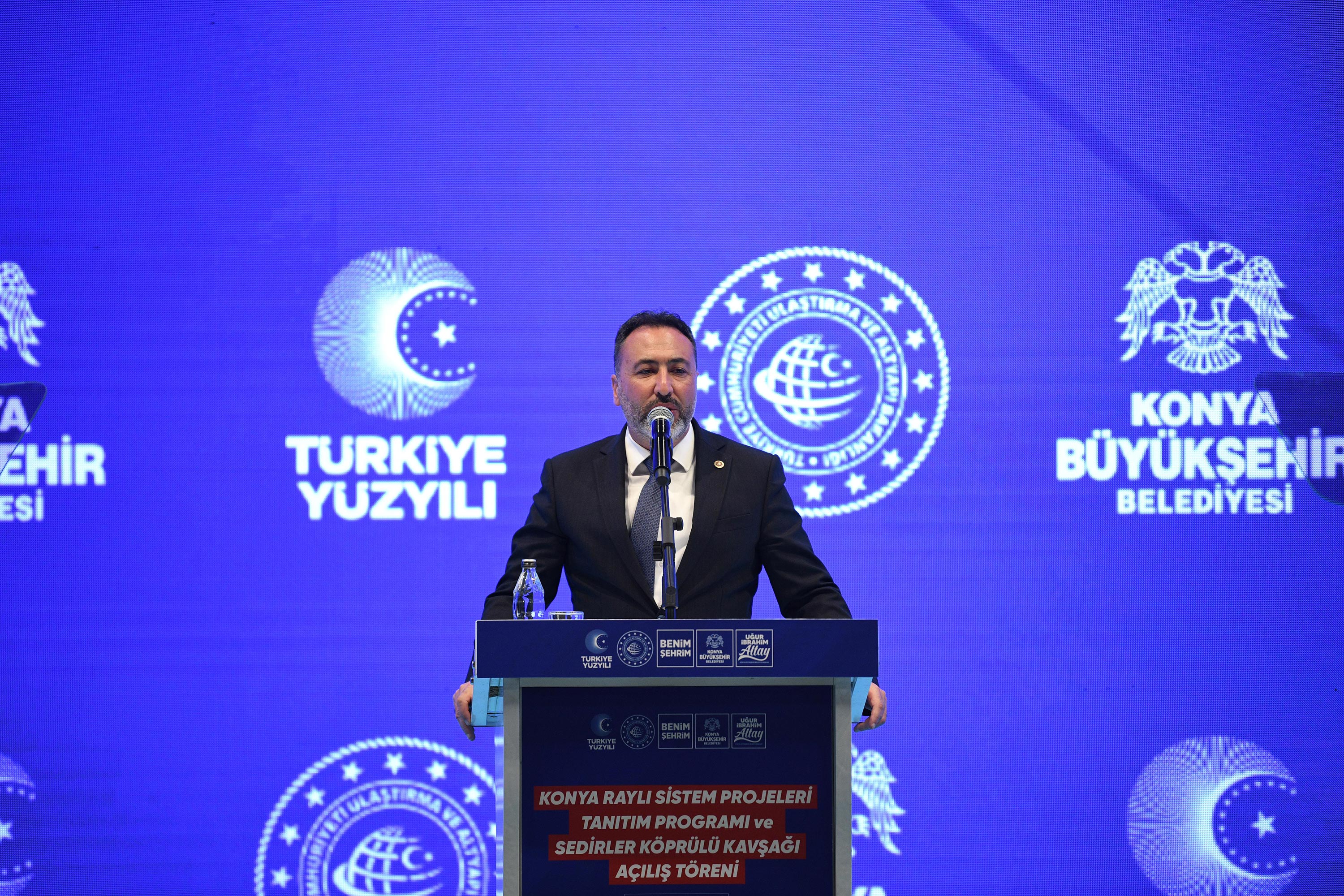 BAKAN URALOĞLU, KONYA'YA KAZANDIRILACAK YENİ RAYLI SİSTEM HATLARININ MÜJDESİNİ VERDİ