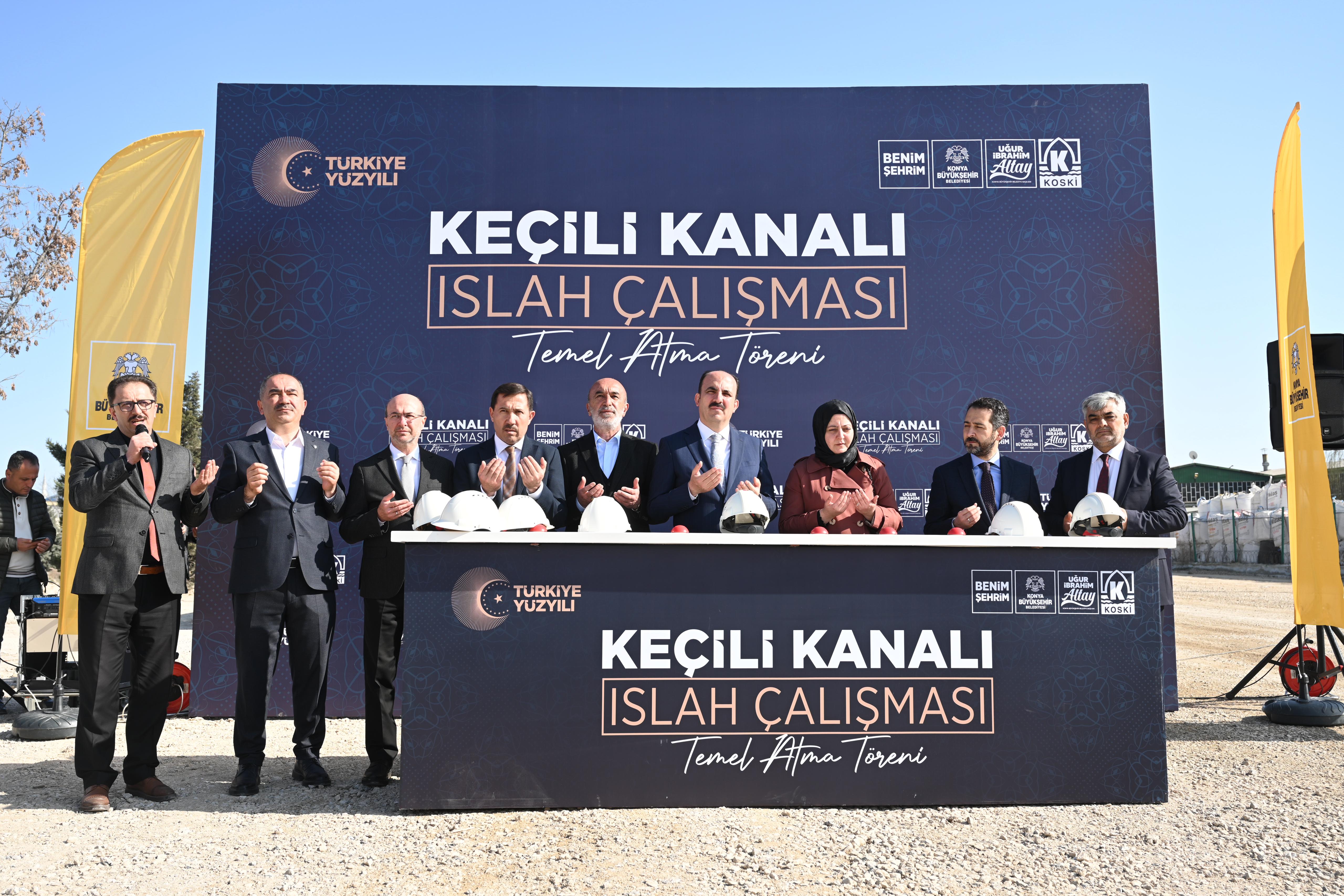 BAŞKAN ALTAY 240 MİLYON LİRA MALİYETLE HAYATA GEÇECEK KEÇİLİ KANALI ISLAH ÇALIŞMASI’NIN TEMELİNİ ATTI