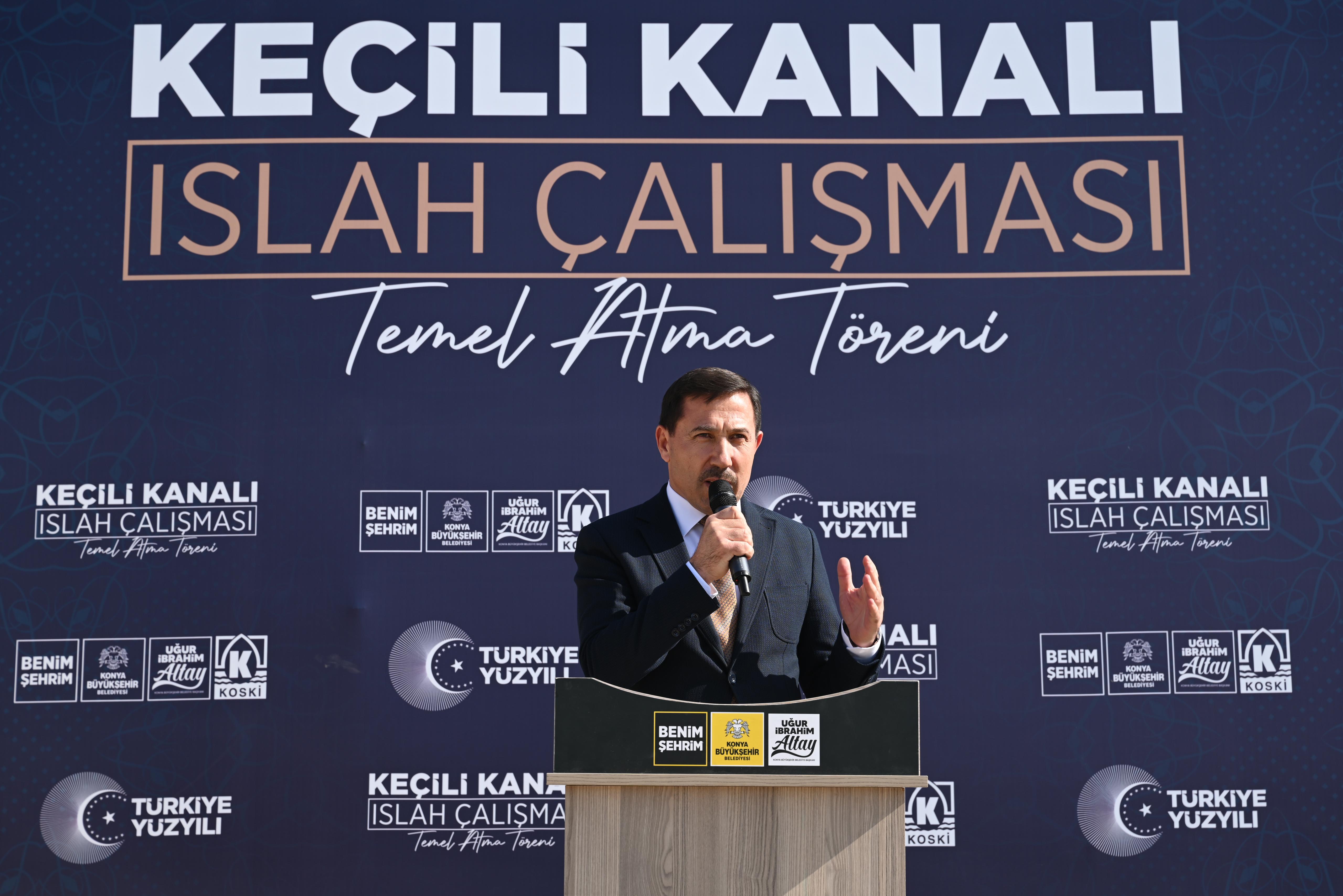 BAŞKAN ALTAY 240 MİLYON LİRA MALİYETLE HAYATA GEÇECEK KEÇİLİ KANALI ISLAH ÇALIŞMASI’NIN TEMELİNİ ATTI