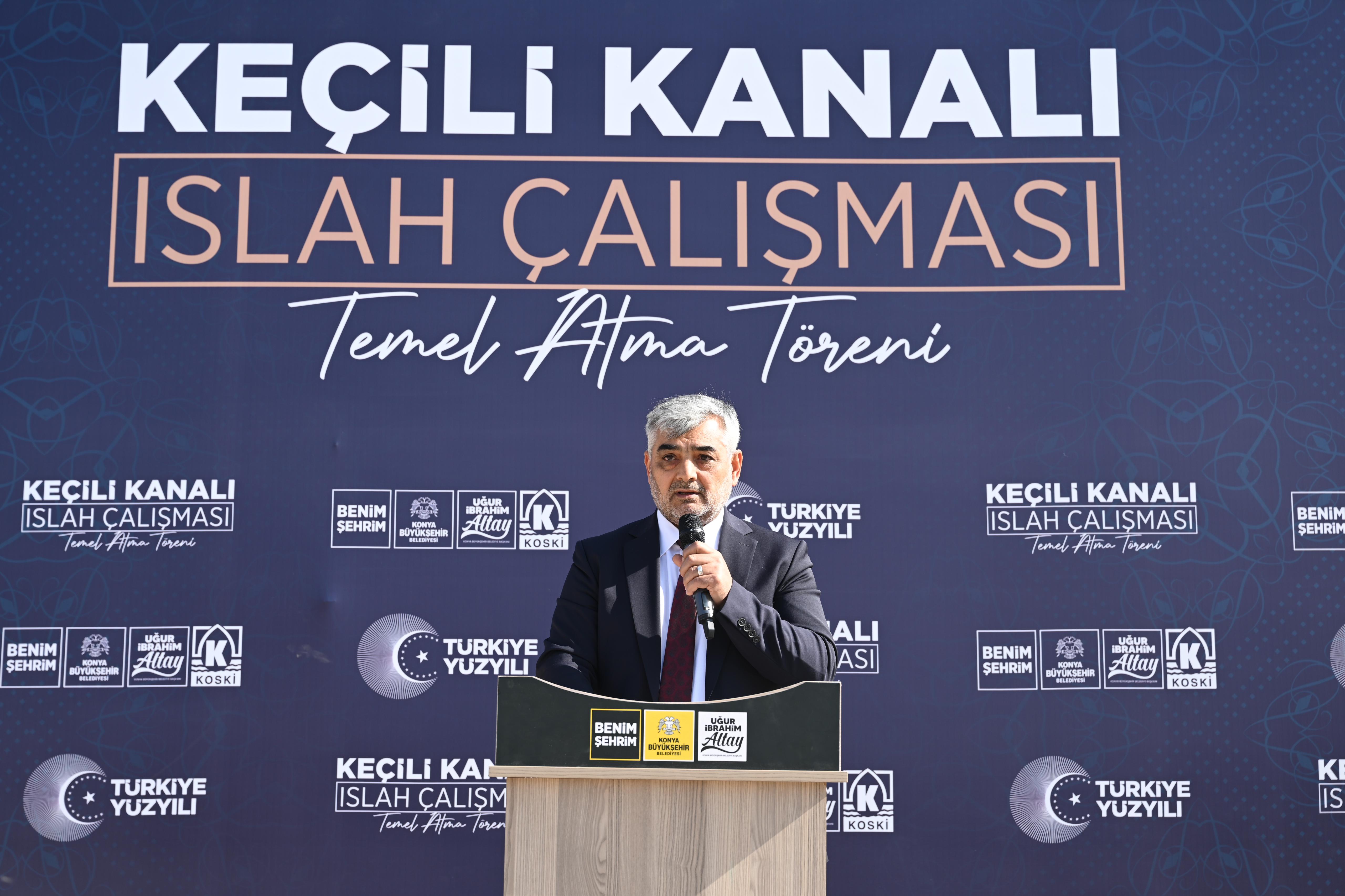 BAŞKAN ALTAY 240 MİLYON LİRA MALİYETLE HAYATA GEÇECEK KEÇİLİ KANALI ISLAH ÇALIŞMASI’NIN TEMELİNİ ATTI