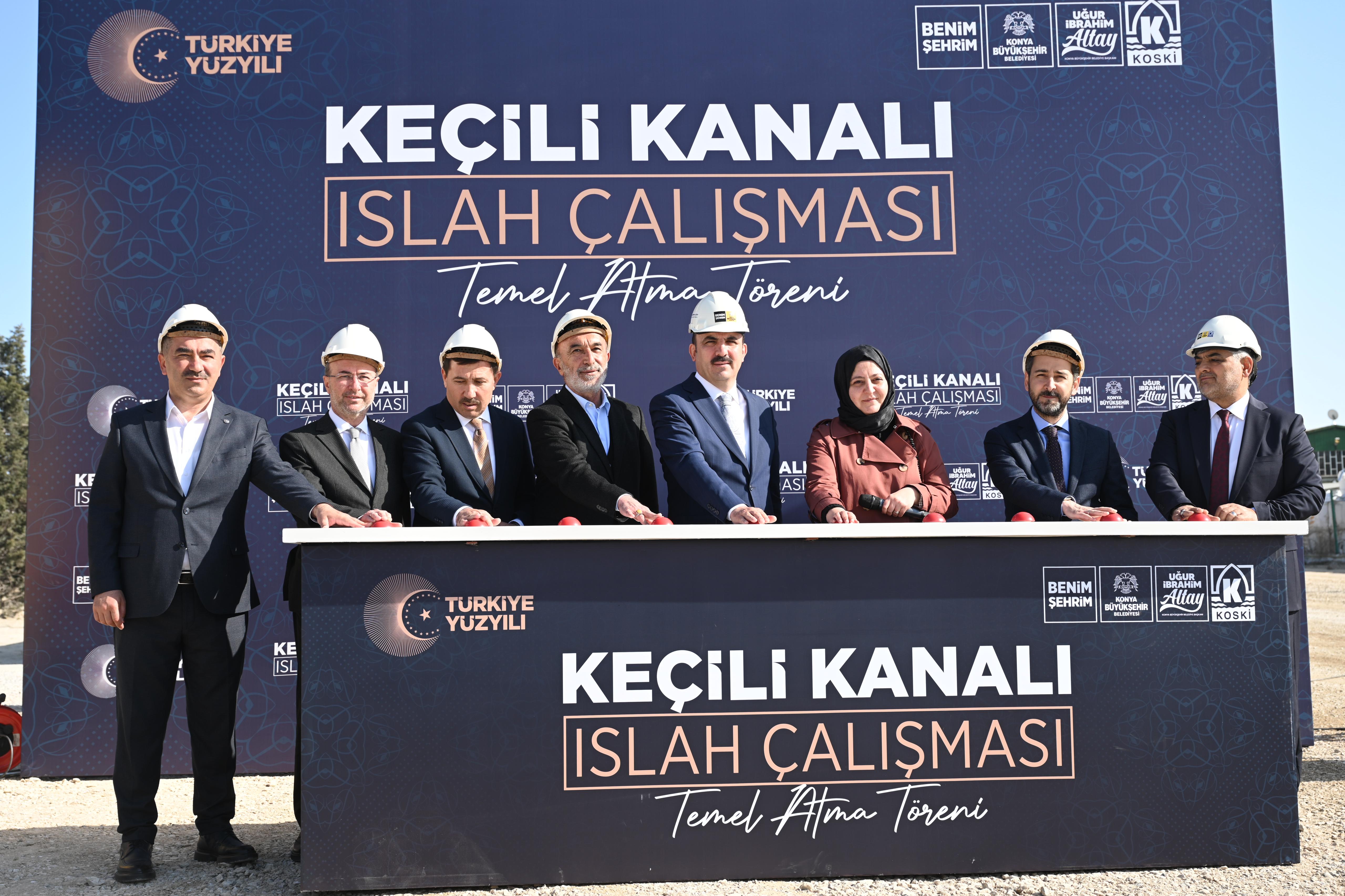 BAŞKAN ALTAY 240 MİLYON LİRA MALİYETLE HAYATA GEÇECEK KEÇİLİ KANALI ISLAH ÇALIŞMASI’NIN TEMELİNİ ATTI