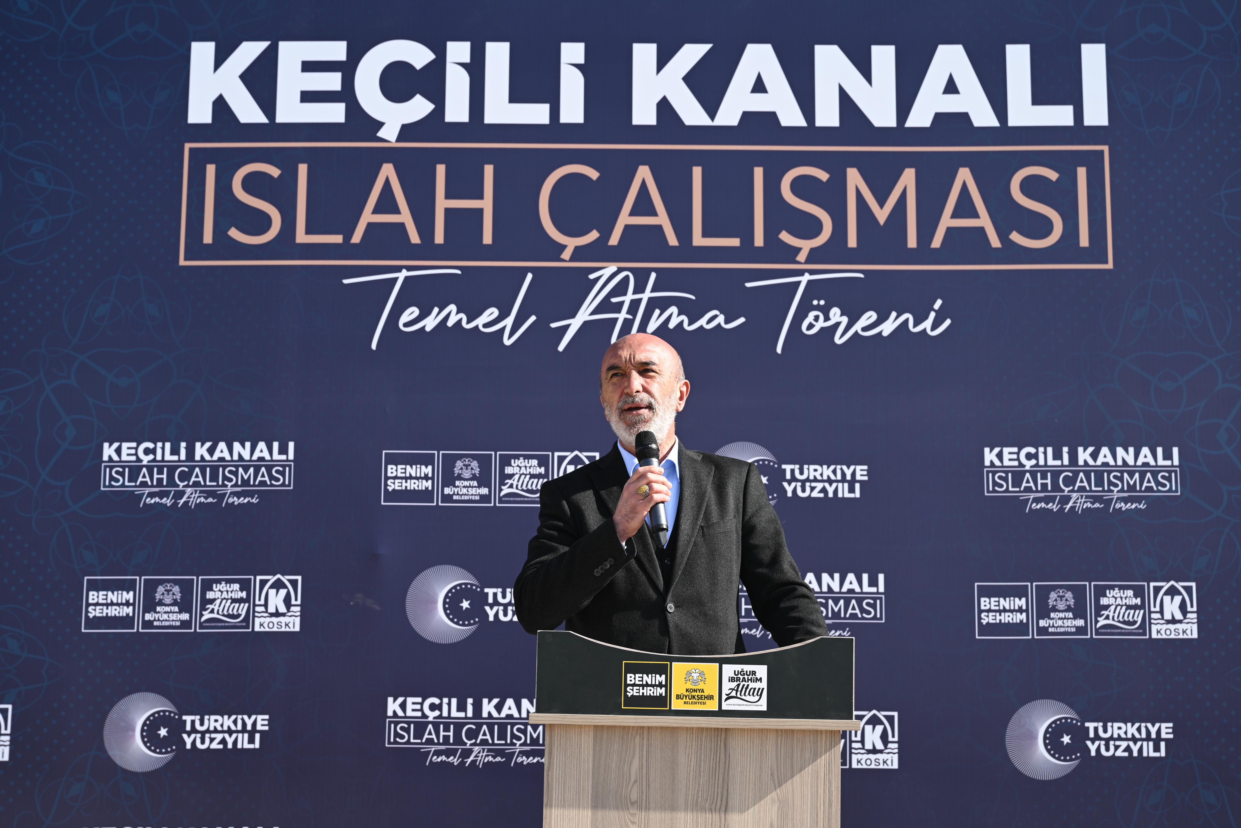 BAŞKAN ALTAY 240 MİLYON LİRA MALİYETLE HAYATA GEÇECEK KEÇİLİ KANALI ISLAH ÇALIŞMASI’NIN TEMELİNİ ATTI