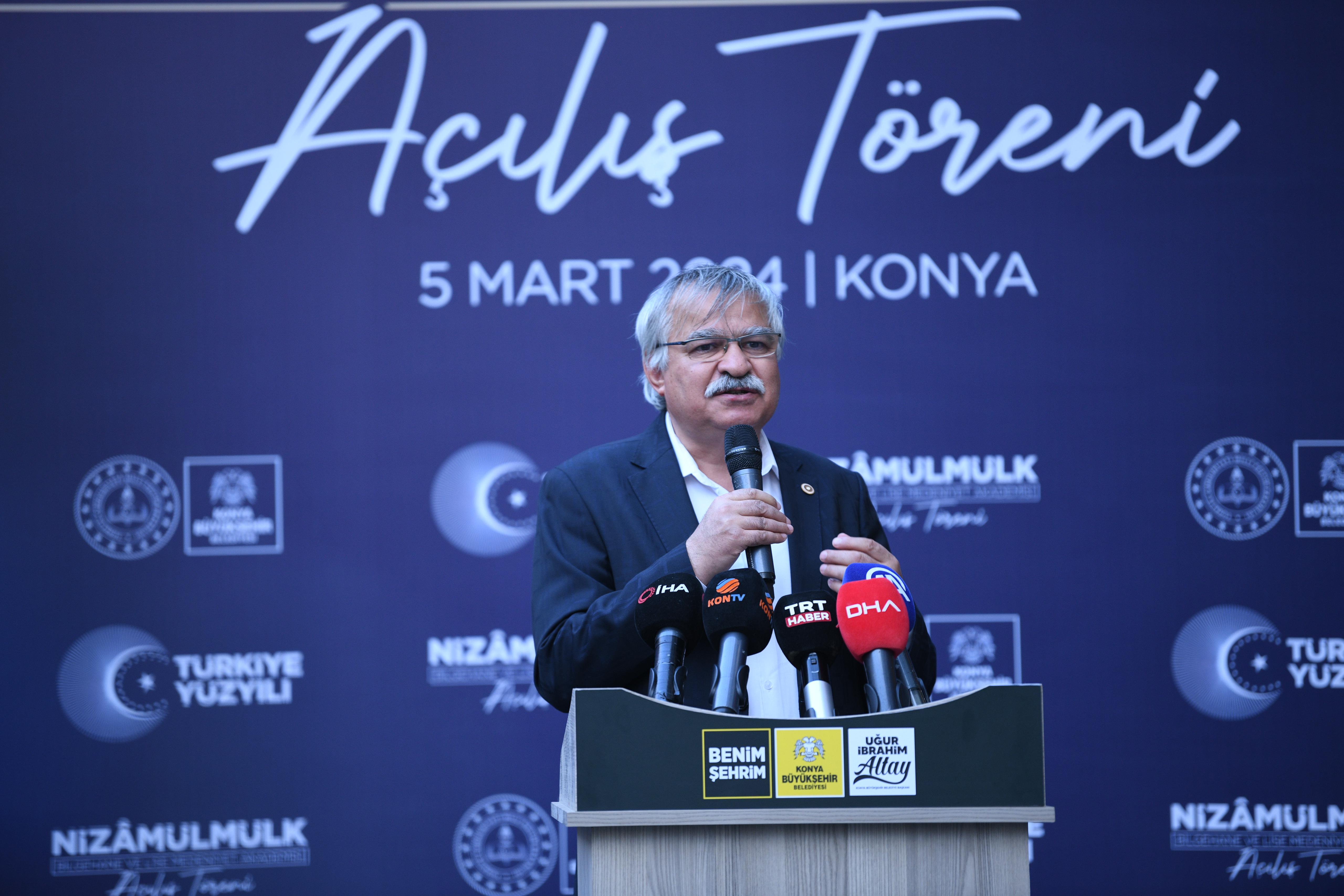 MİLLİ EĞİTİM BAKANI TEKİN, KONYA BÜYÜKŞEHİR’İN NİZAMÜLMÜLK BİLGEHANESİ VE LİSE MEDENİYET AKADEMİSİ’Nİ AÇTI