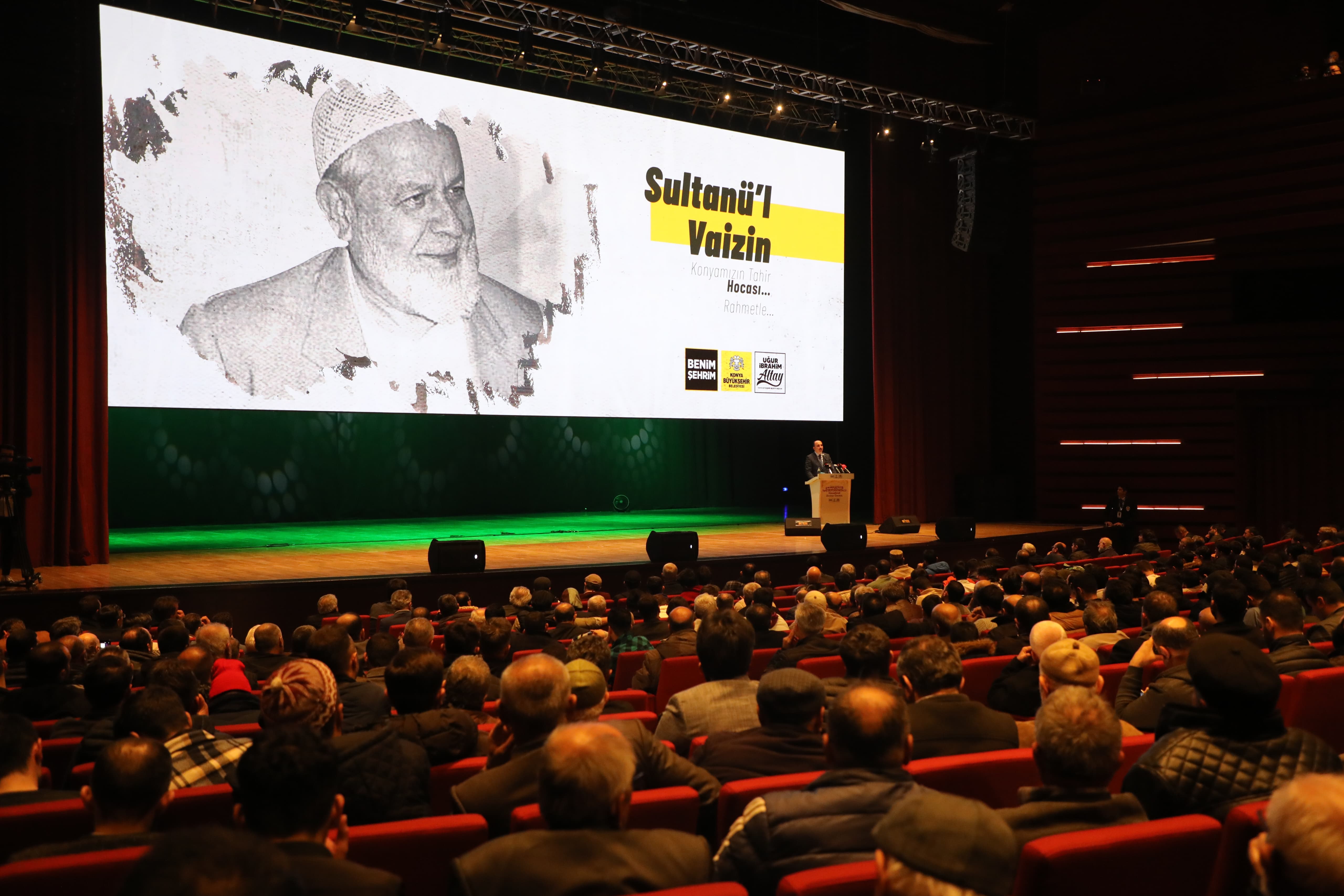 KONYA BÜYÜKŞEHİR’İN TAHİR BÜYÜKKÖRÜKÇÜ BELGESELİ GÖSTERİMİ VE ANMA GECESİ YOĞUN İLGİ GÖRDÜ