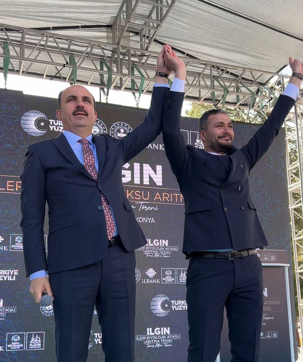 BAKAN YERLİKAYA KONYA BÜYÜKŞEHİR’İN ILGIN’A KAZANDIRACAĞI İLERİ BİYOLOJİK ATIK SU ARITMA TESİSİNİN TEMELİNİ ATTI