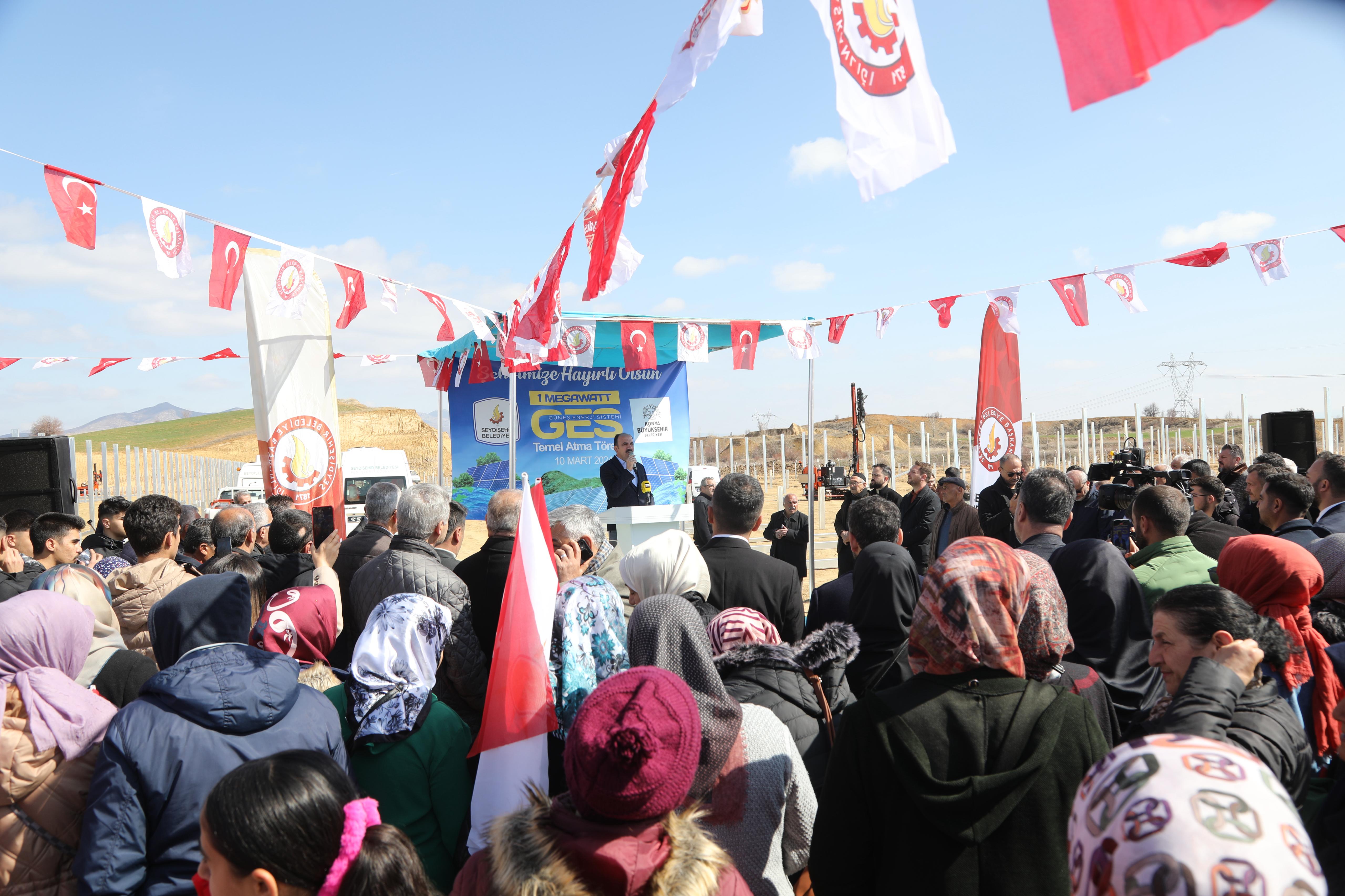 BAŞKAN ALTAY SEYDİŞEHİR GES’İN TEMEL ATMA PROGRAMINA KATILDI
