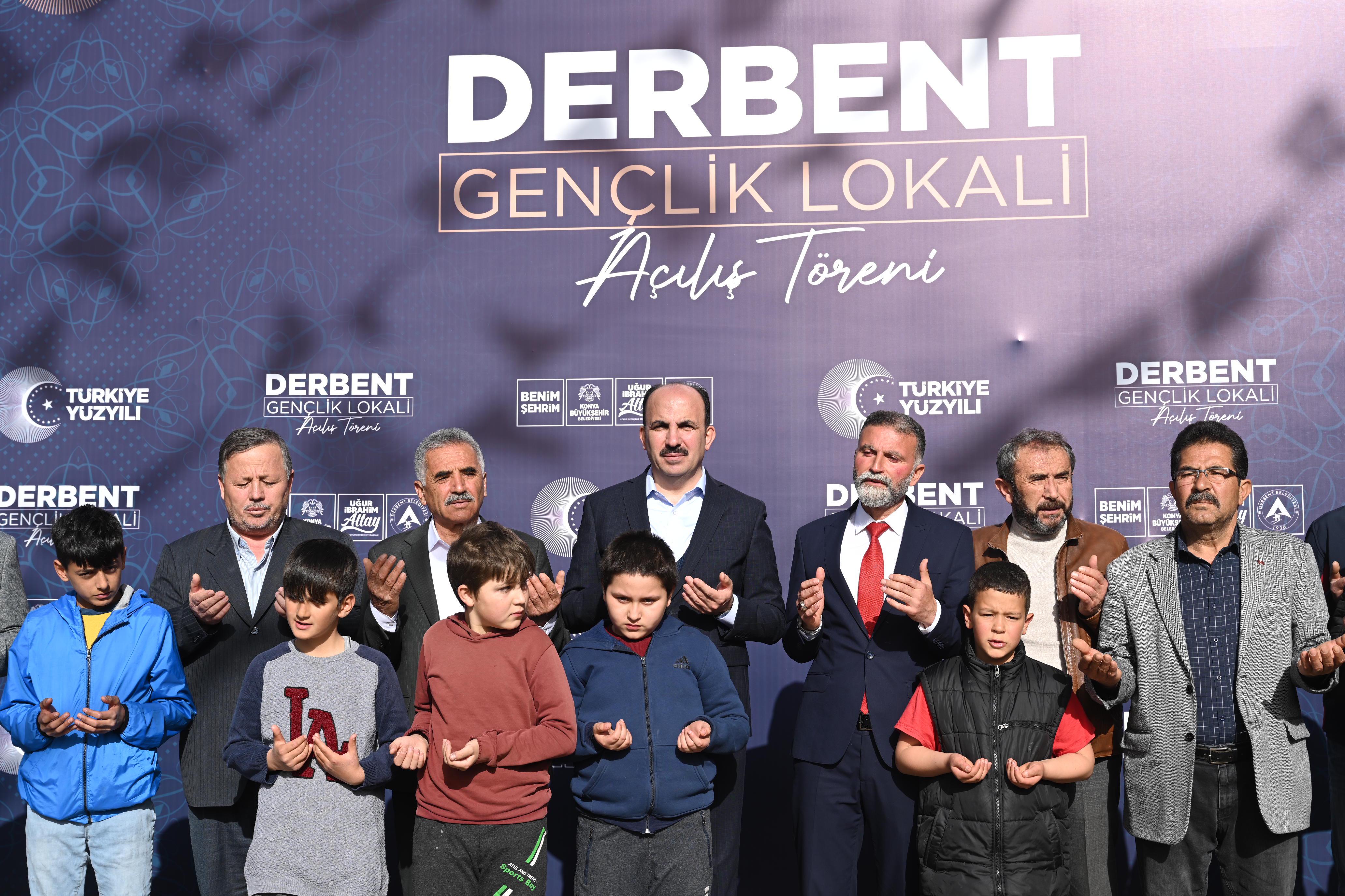 BAŞKAN ALTAY DERBENT’E KAZANDIRILAN GENÇLİK LOKALİNİ AÇTI