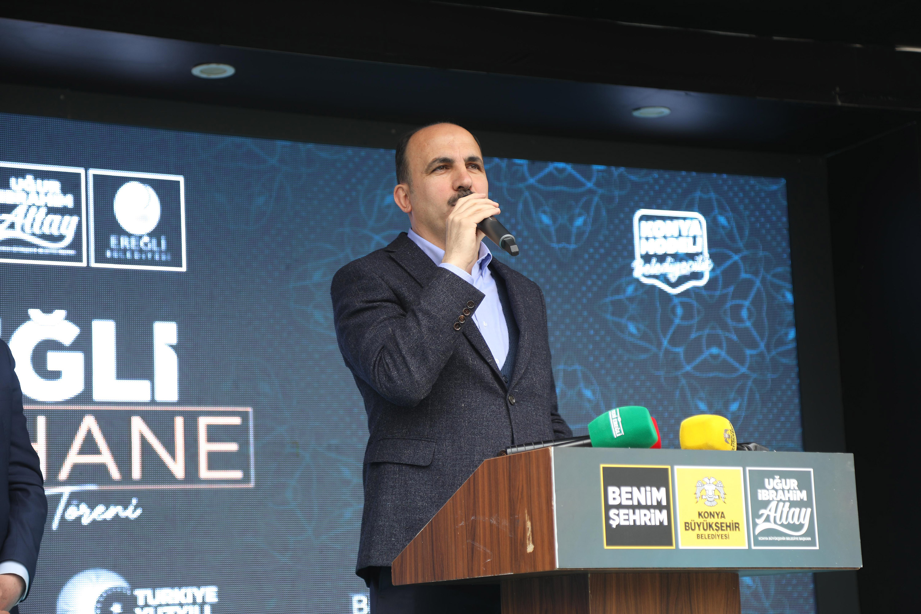 BAŞKAN ALTAY EREĞLİ’DE BİLGEHANE TEMELİ ATTI, EMİRGAZİ VE KARAPINAR’DA VATANDAŞLARLA BULUŞTU