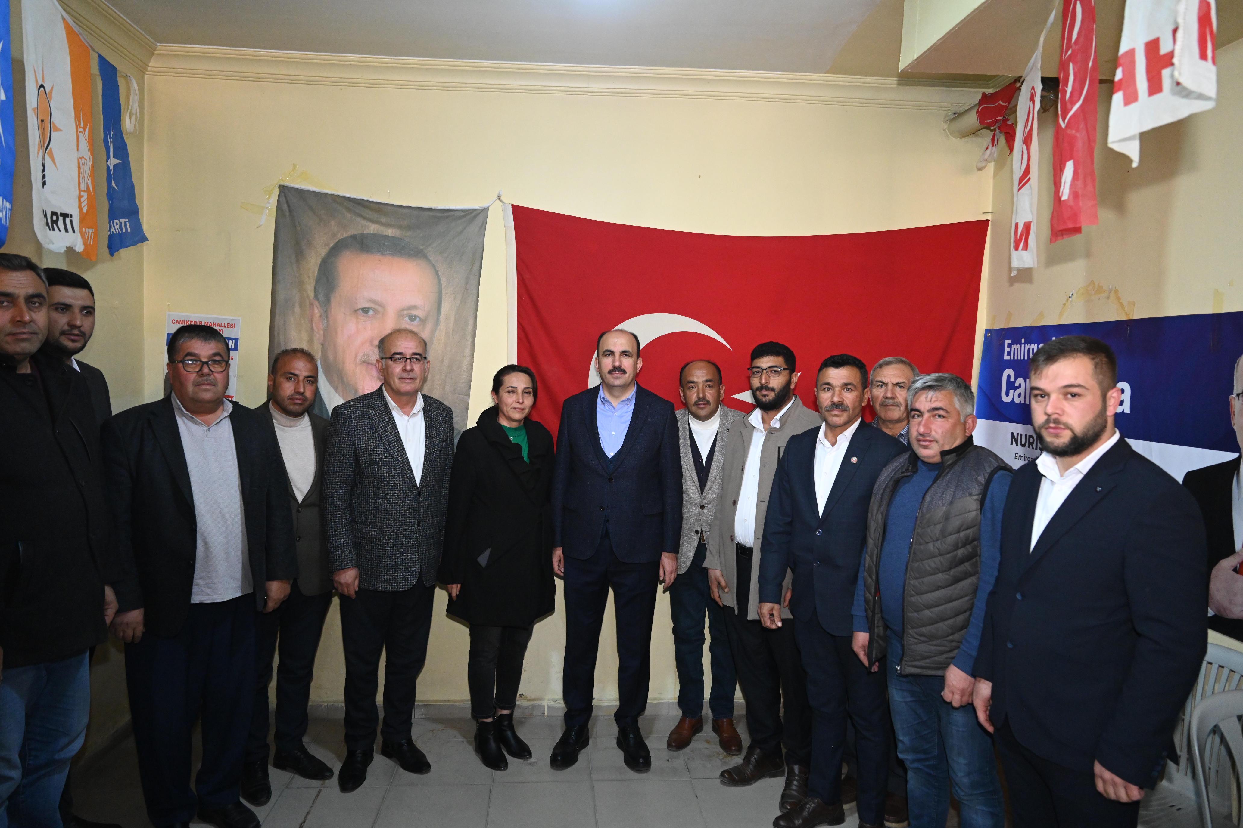 BAŞKAN ALTAY EREĞLİ’DE BİLGEHANE TEMELİ ATTI, EMİRGAZİ VE KARAPINAR’DA VATANDAŞLARLA BULUŞTU