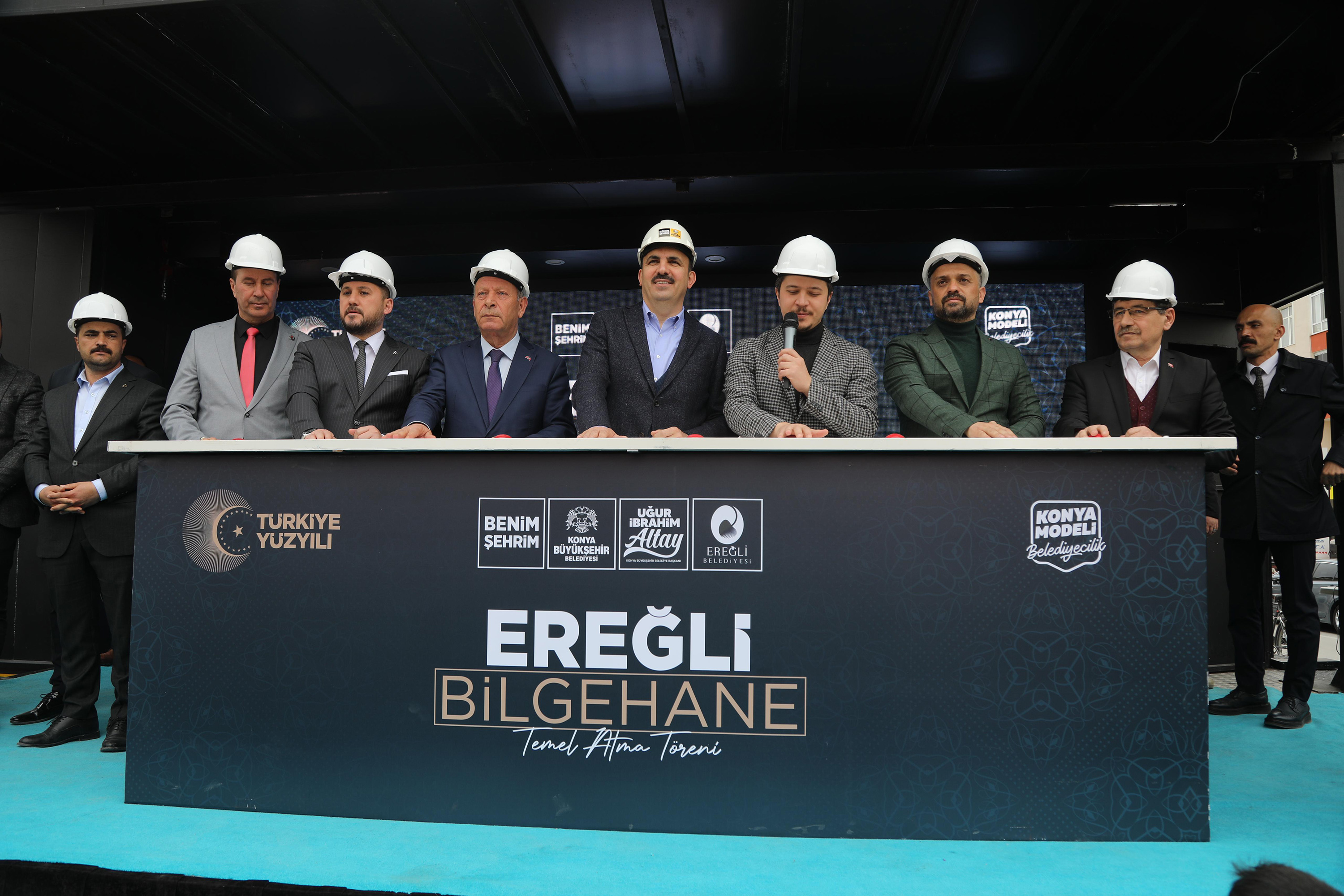 BAŞKAN ALTAY EREĞLİ’DE BİLGEHANE TEMELİ ATTI, EMİRGAZİ VE KARAPINAR’DA VATANDAŞLARLA BULUŞTU